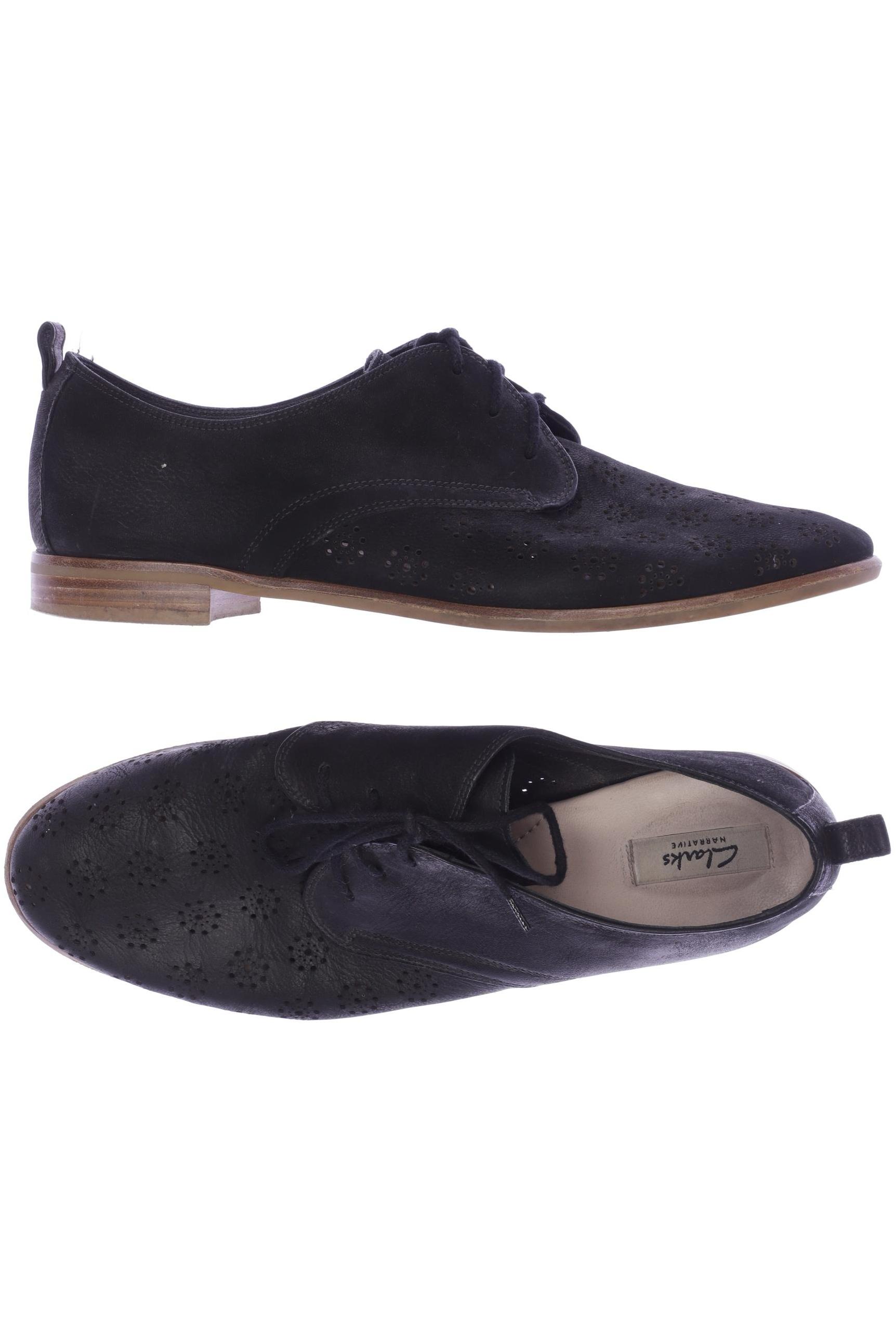

Clarks Damen Halbschuh, schwarz, Gr. 41.5