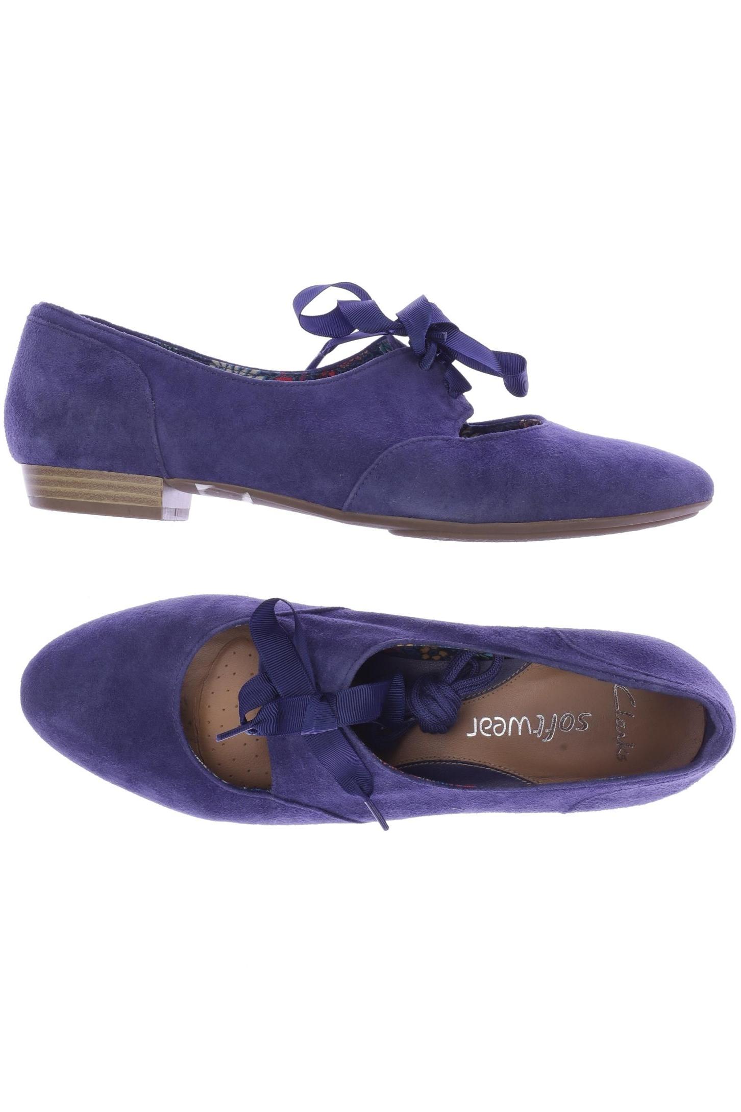 

Clarks Damen Halbschuh, marineblau, Gr. 6.5