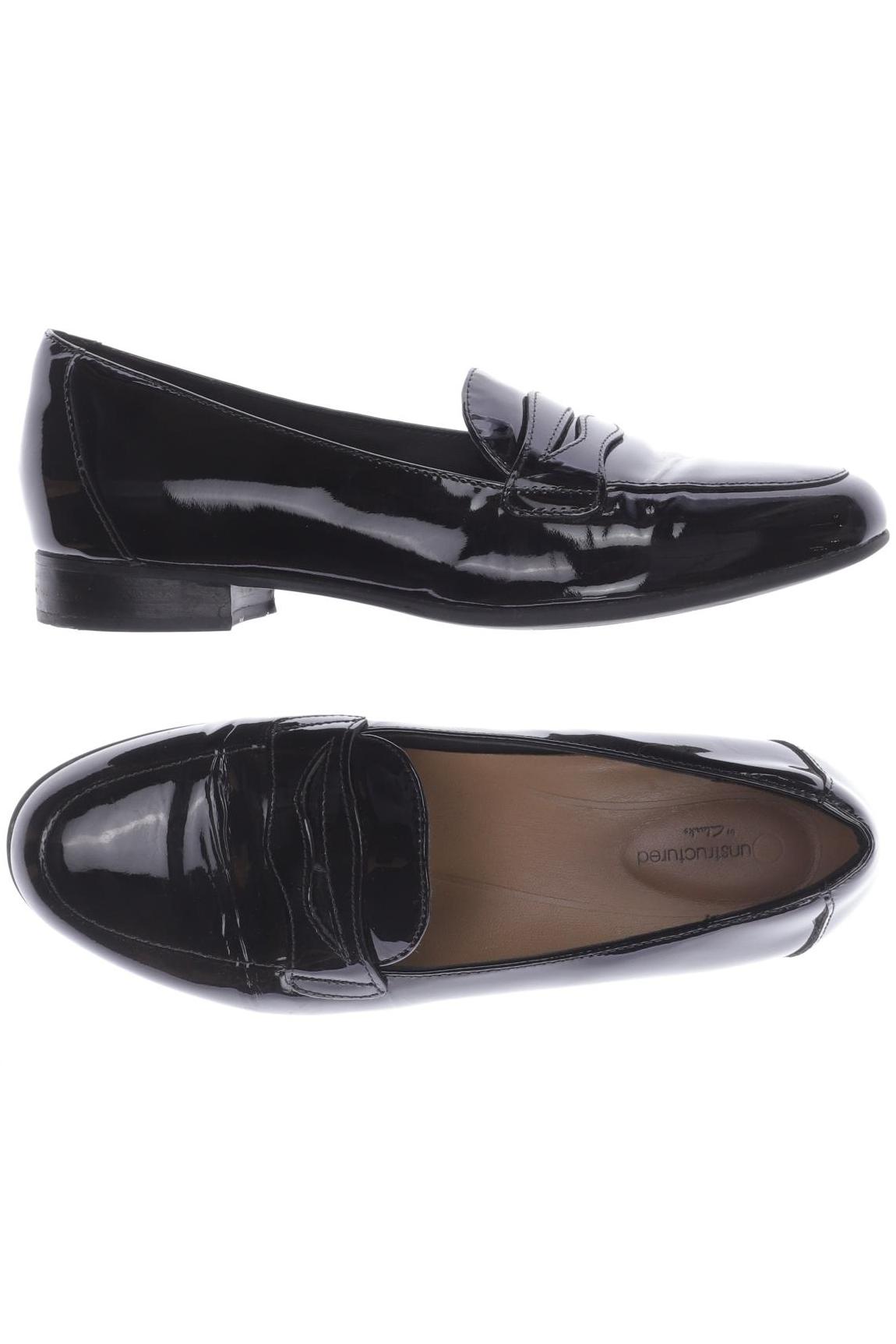 

Clarks Damen Halbschuh, schwarz, Gr. 37.5