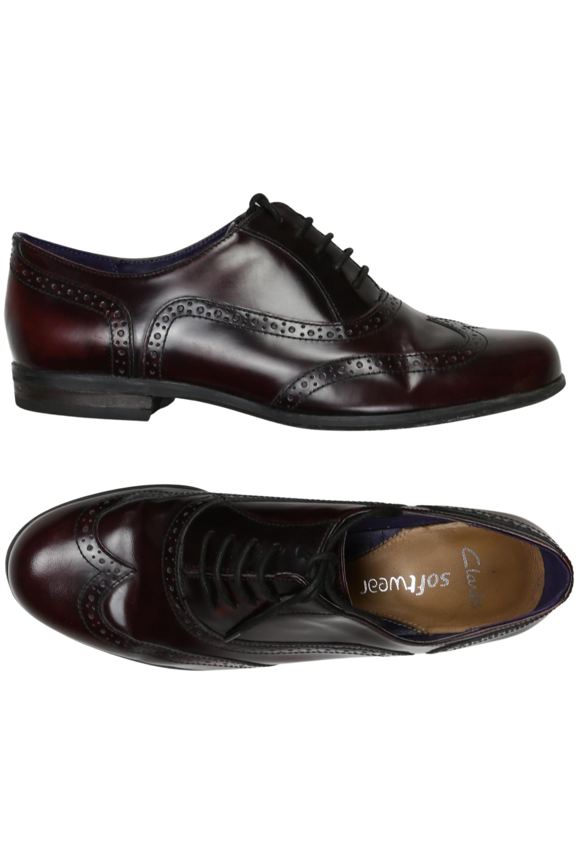 

Clarks Damen Halbschuh, bordeaux, Gr. 6