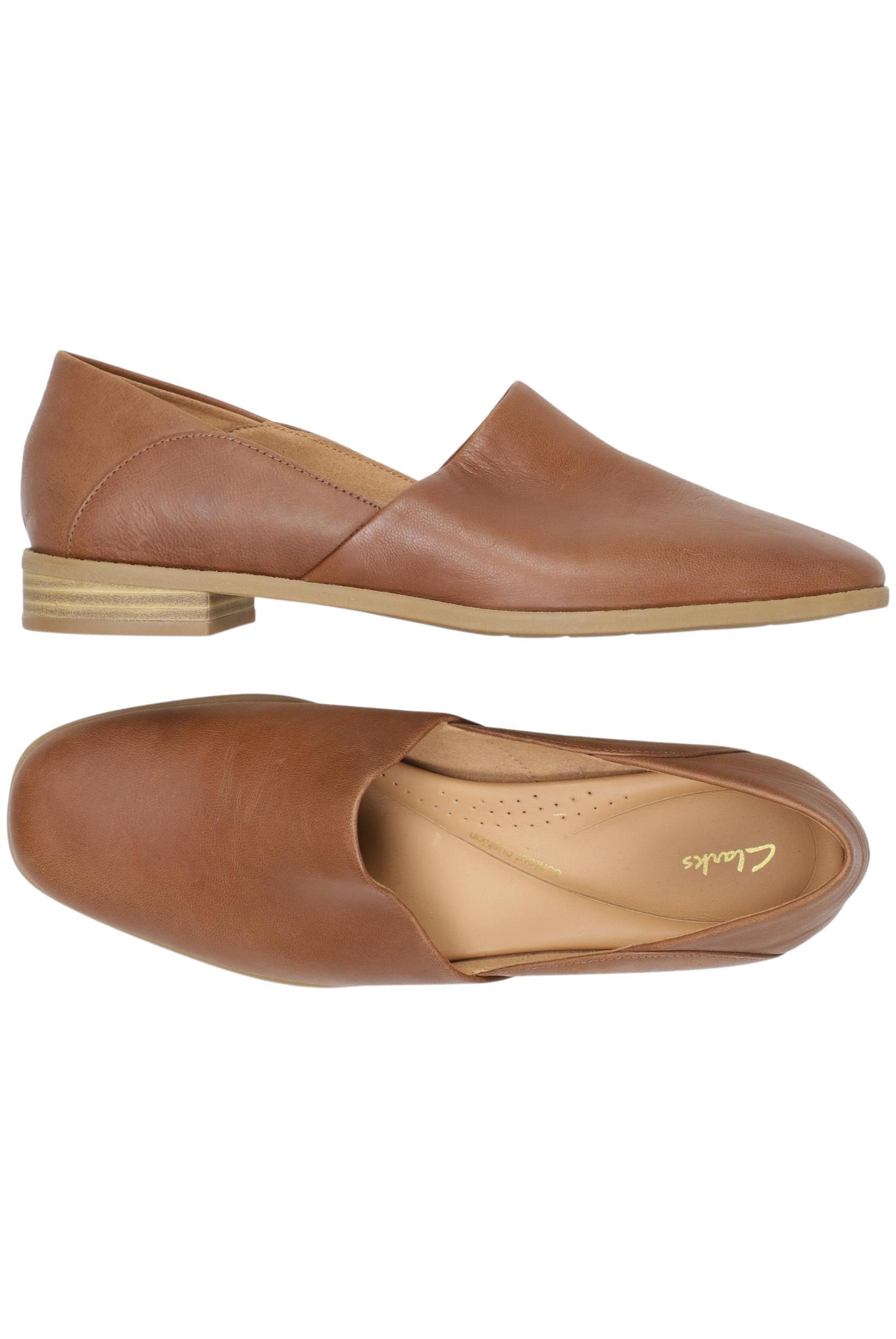 

Clarks Damen Halbschuh, braun, Gr. 39.5