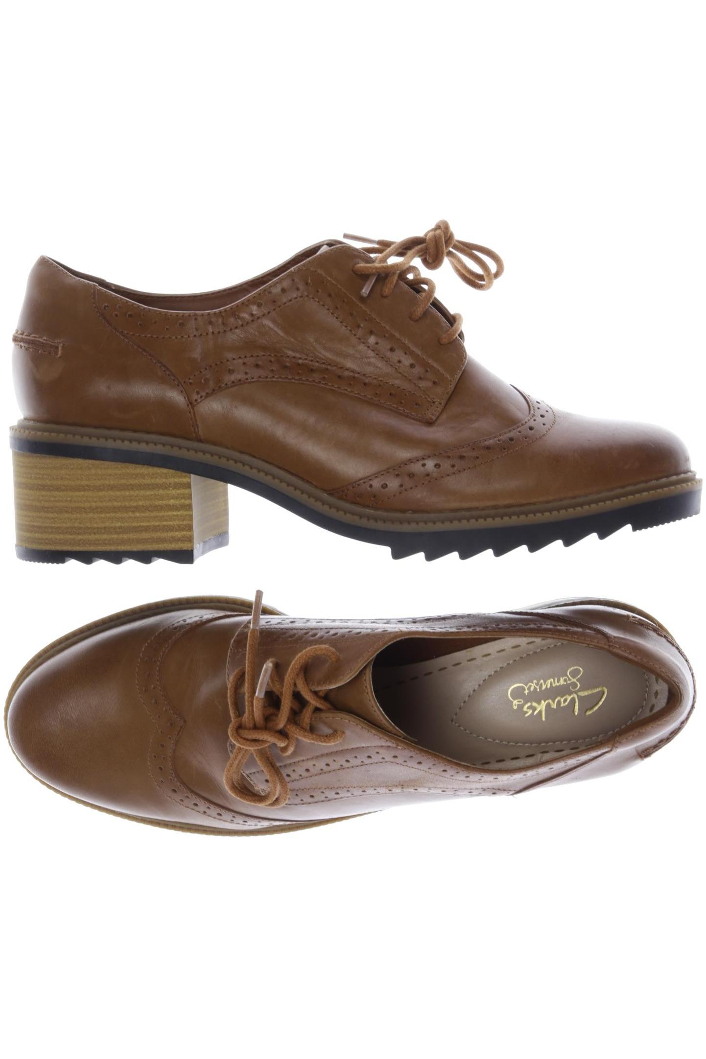 

Clarks Damen Halbschuh, braun, Gr. 6.5