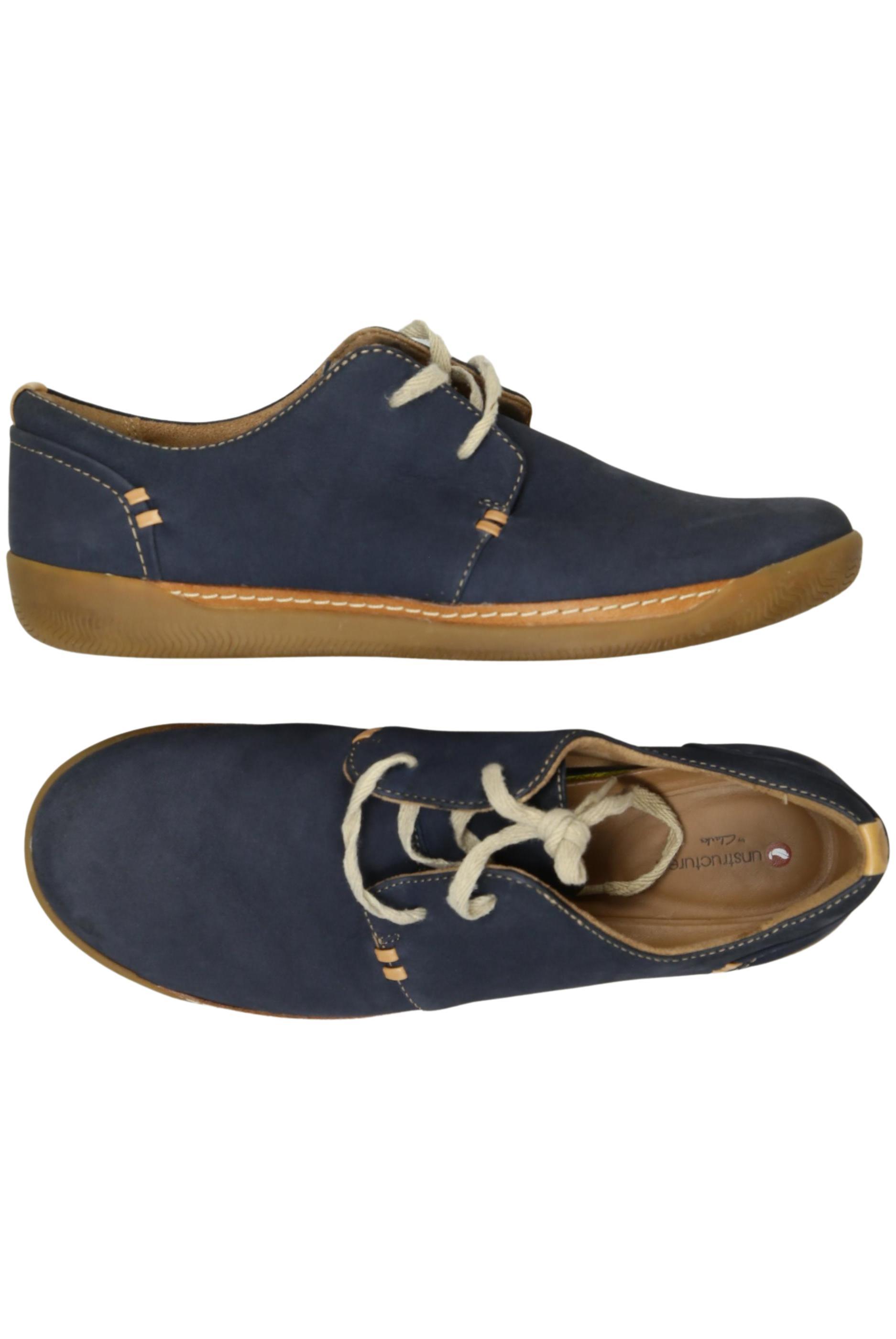 

Clarks Damen Halbschuh, marineblau, Gr. 5.5
