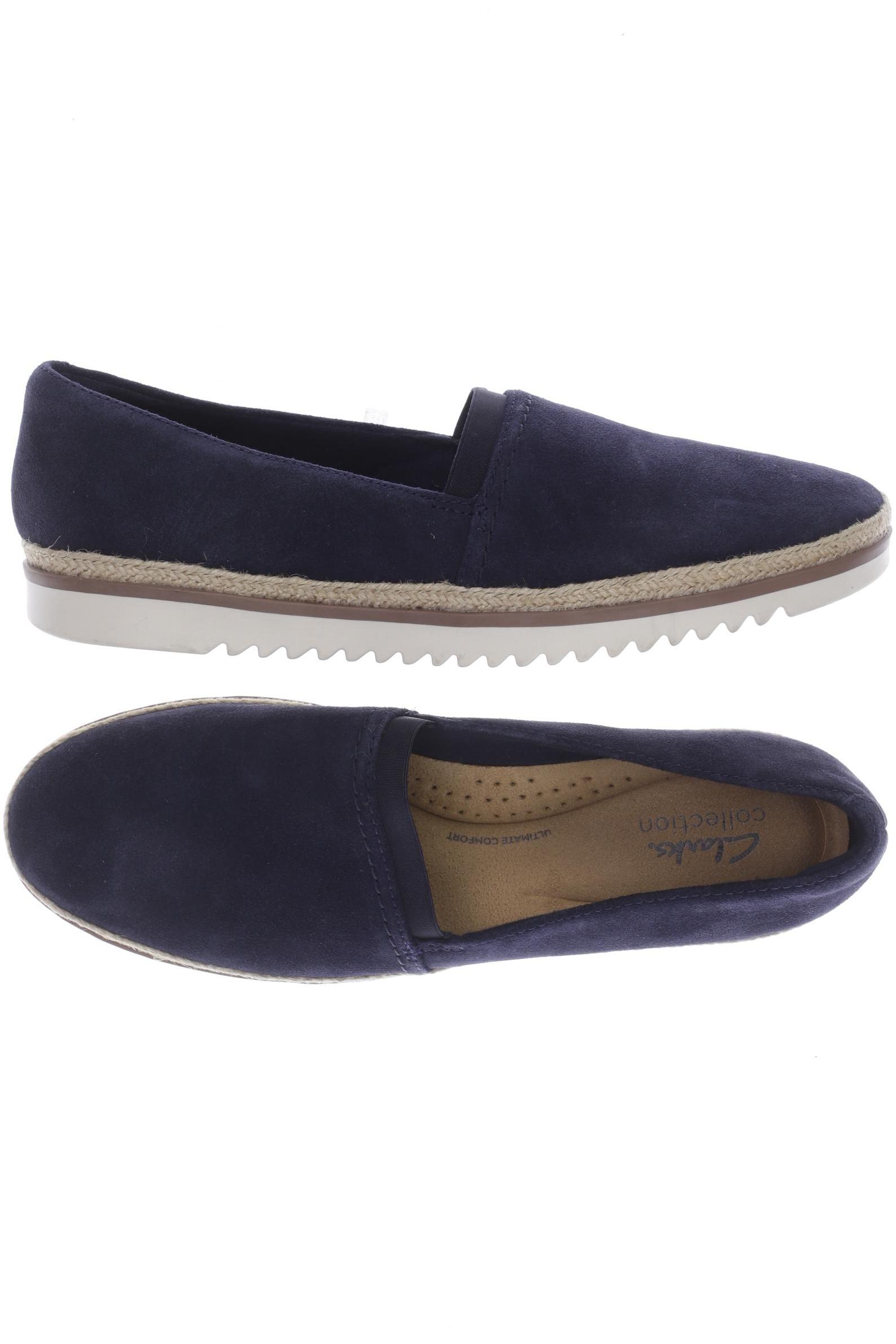 

Clarks Damen Halbschuh, marineblau, Gr. 41