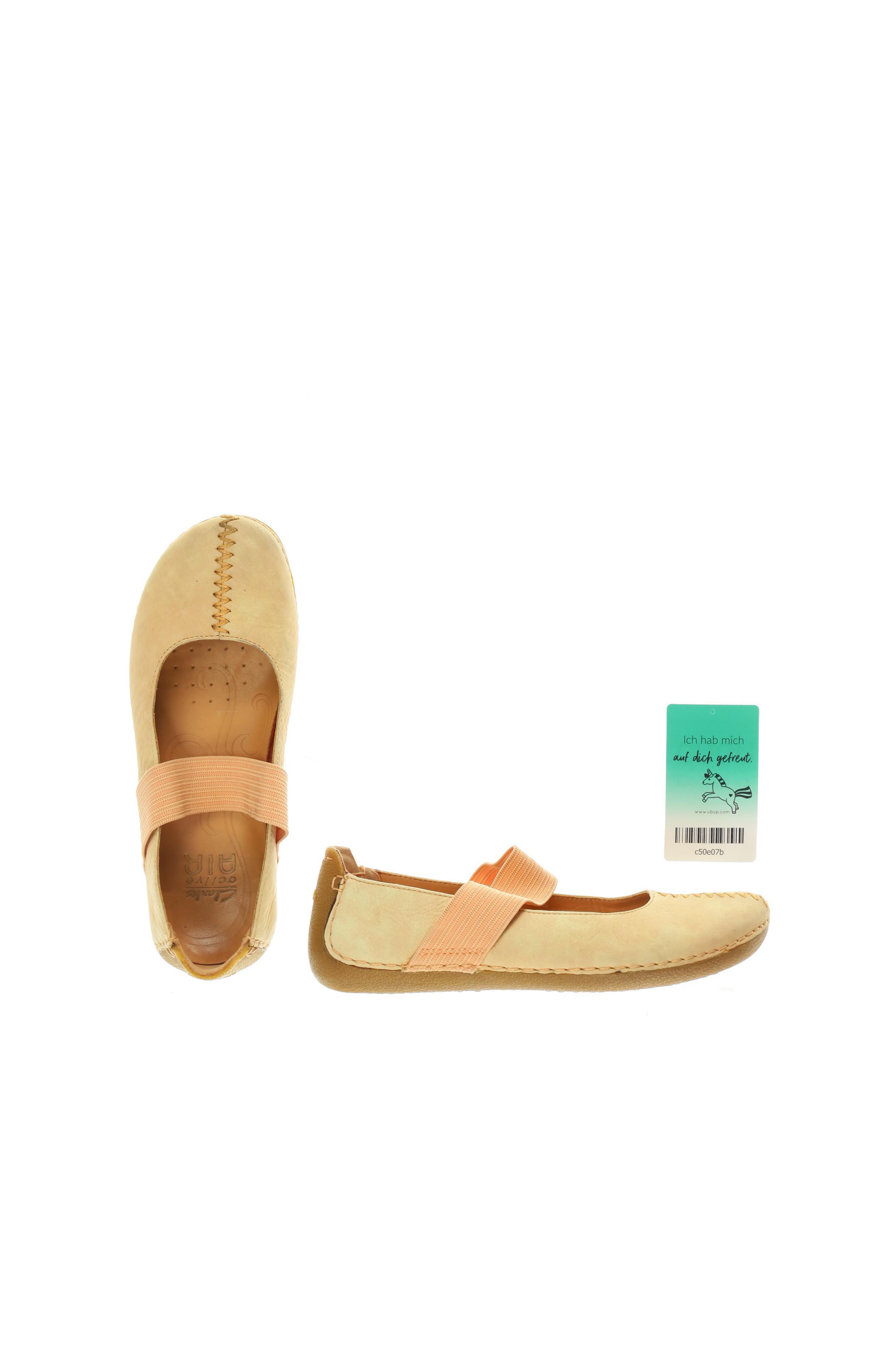 

Clarks Damen Halbschuh, beige, Gr. 3.5