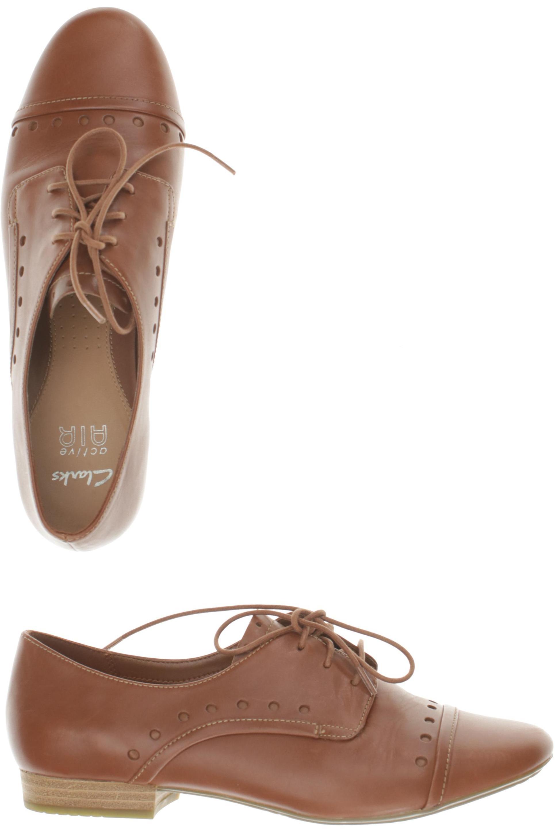 

Clarks Damen Halbschuh, braun, Gr. 7
