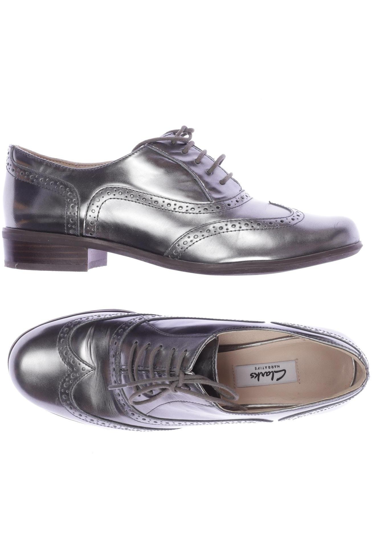 

Clarks Damen Halbschuh, grau, Gr. 39