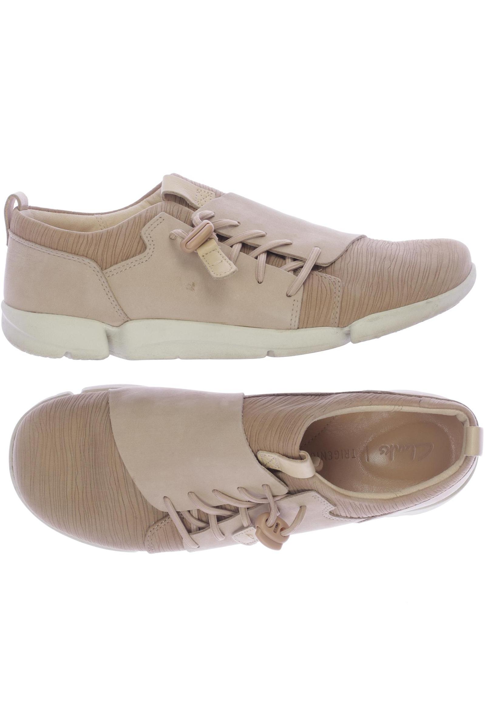 

Clarks Damen Halbschuh, beige, Gr. 38