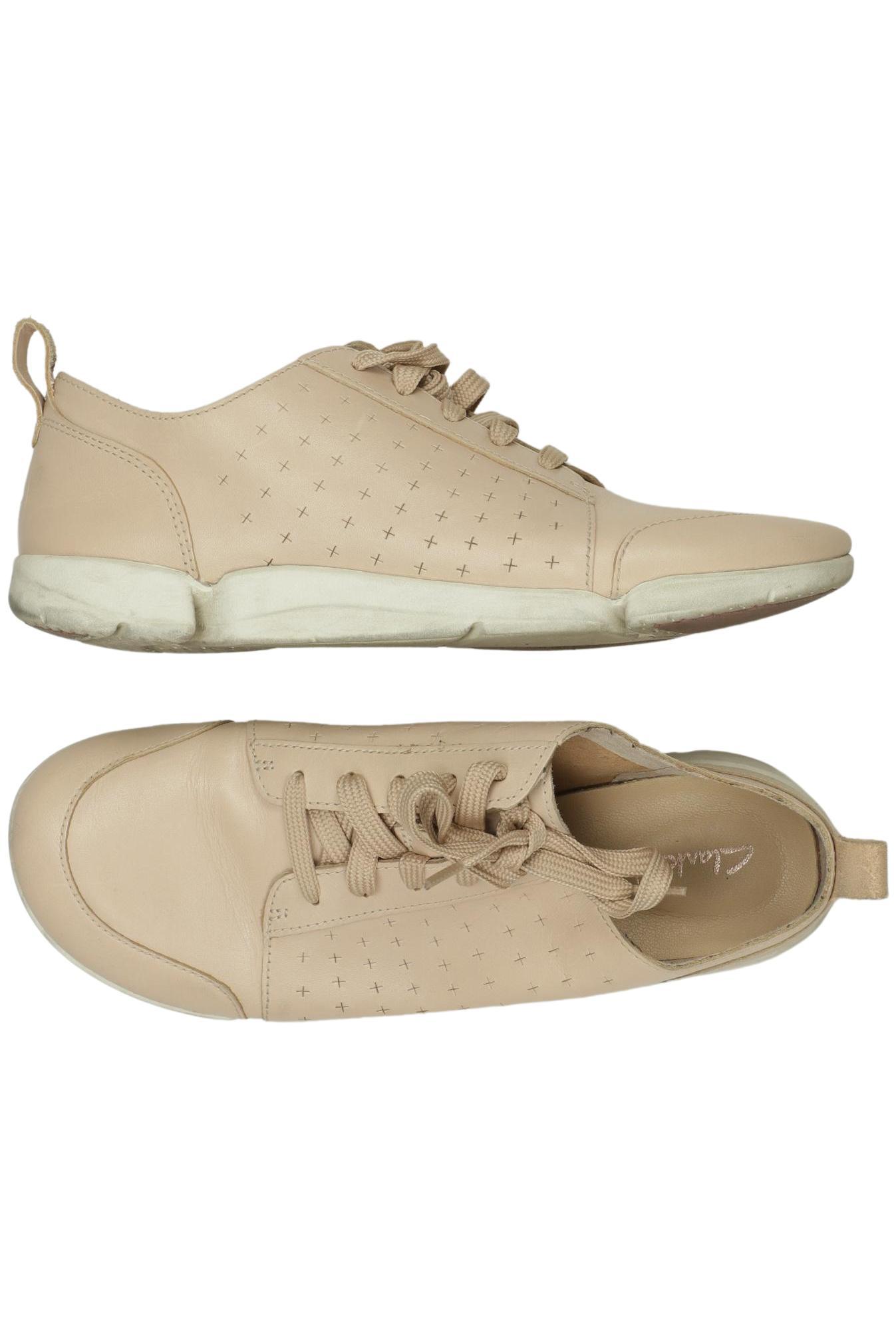 

Clarks Damen Halbschuh, beige, Gr. 38