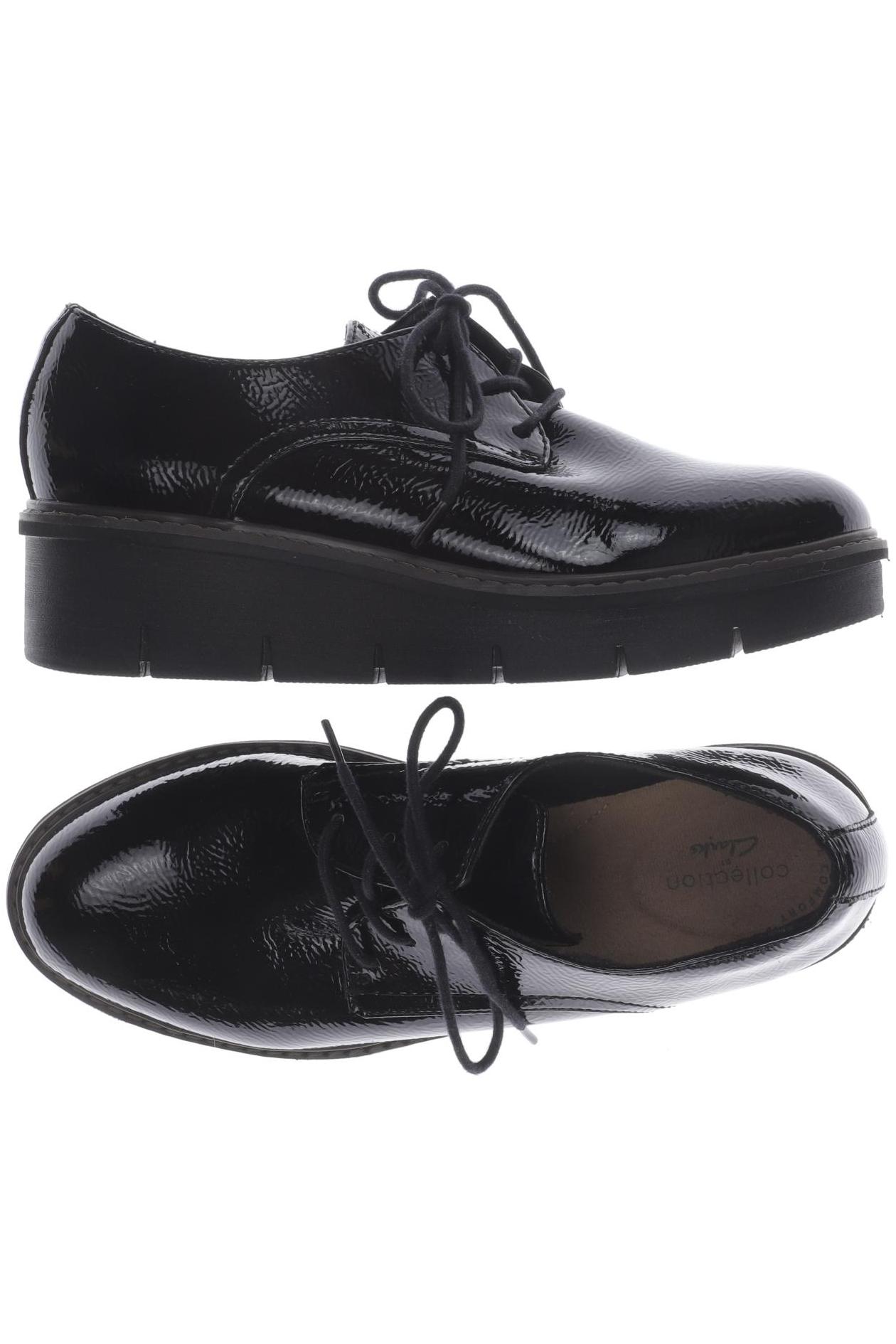 

Clarks Damen Halbschuh, schwarz