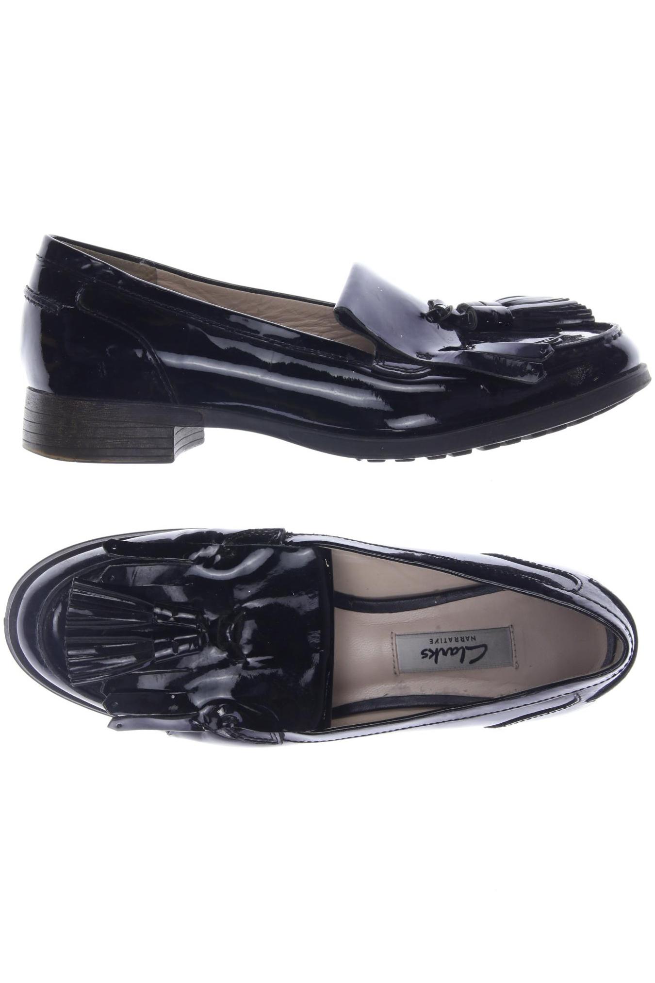 

Clarks Damen Halbschuh, schwarz, Gr. 3.5