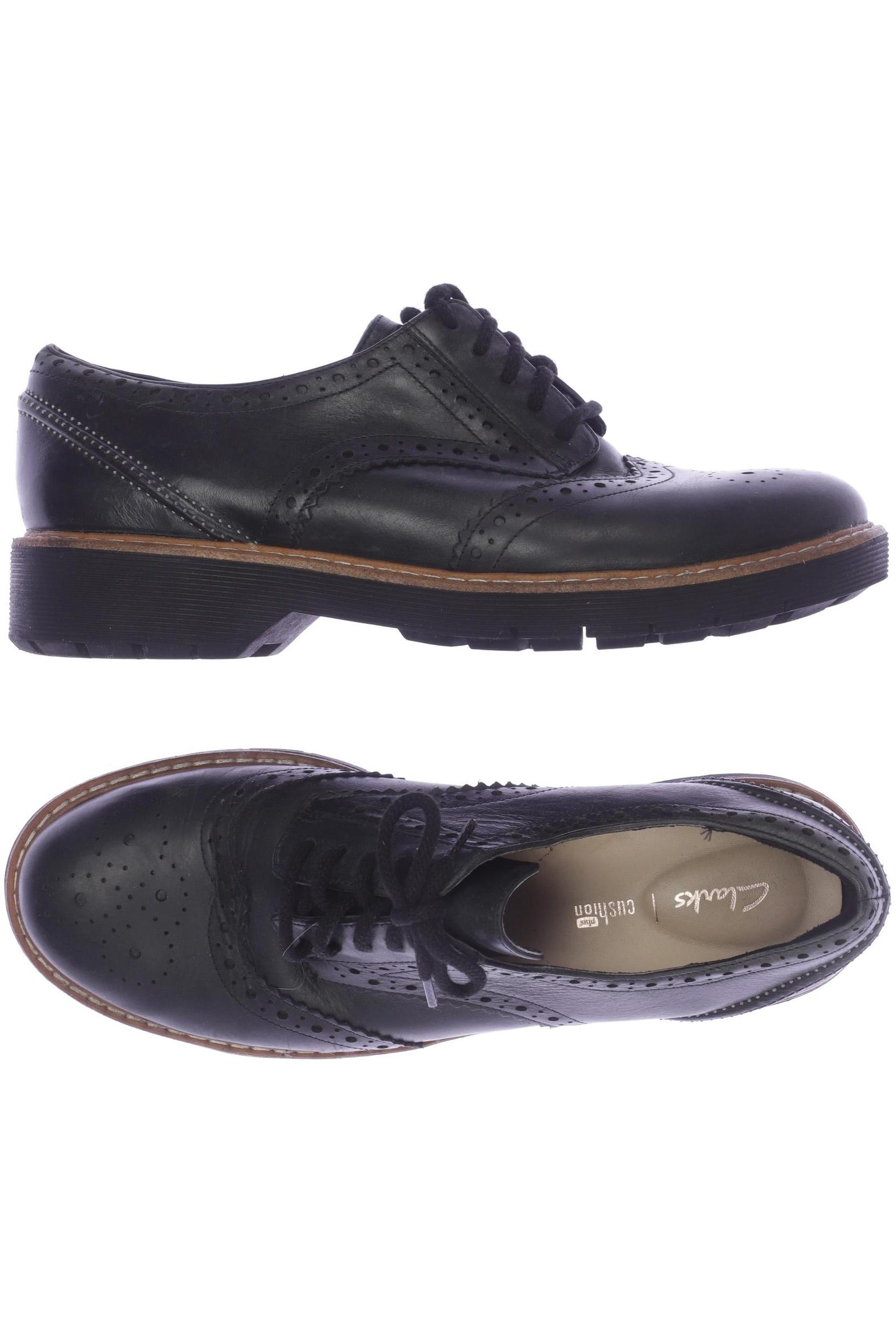 

Clarks Damen Halbschuh, schwarz, Gr. 39.5