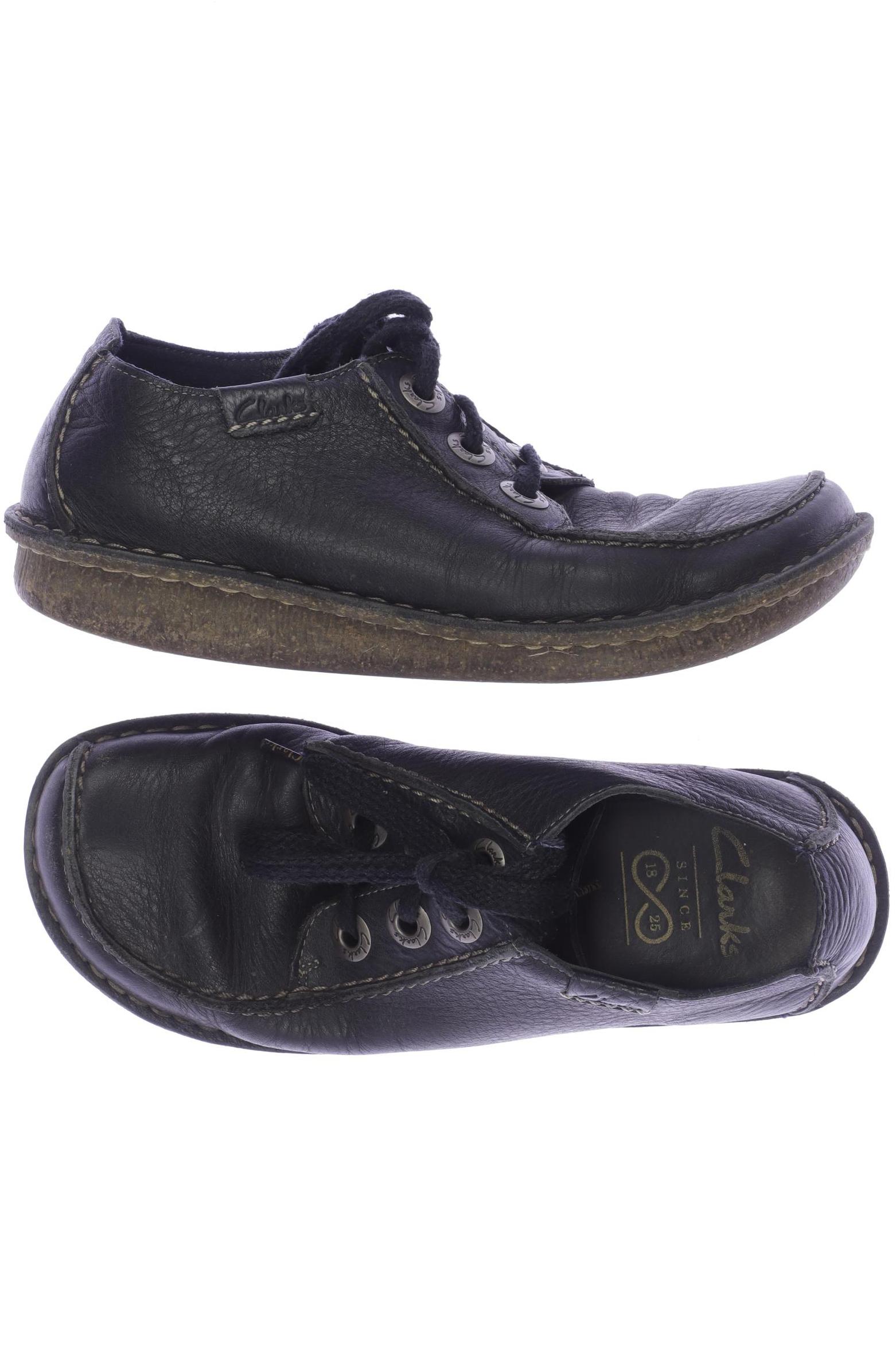 

Clarks Damen Halbschuh, marineblau, Gr. 4.5