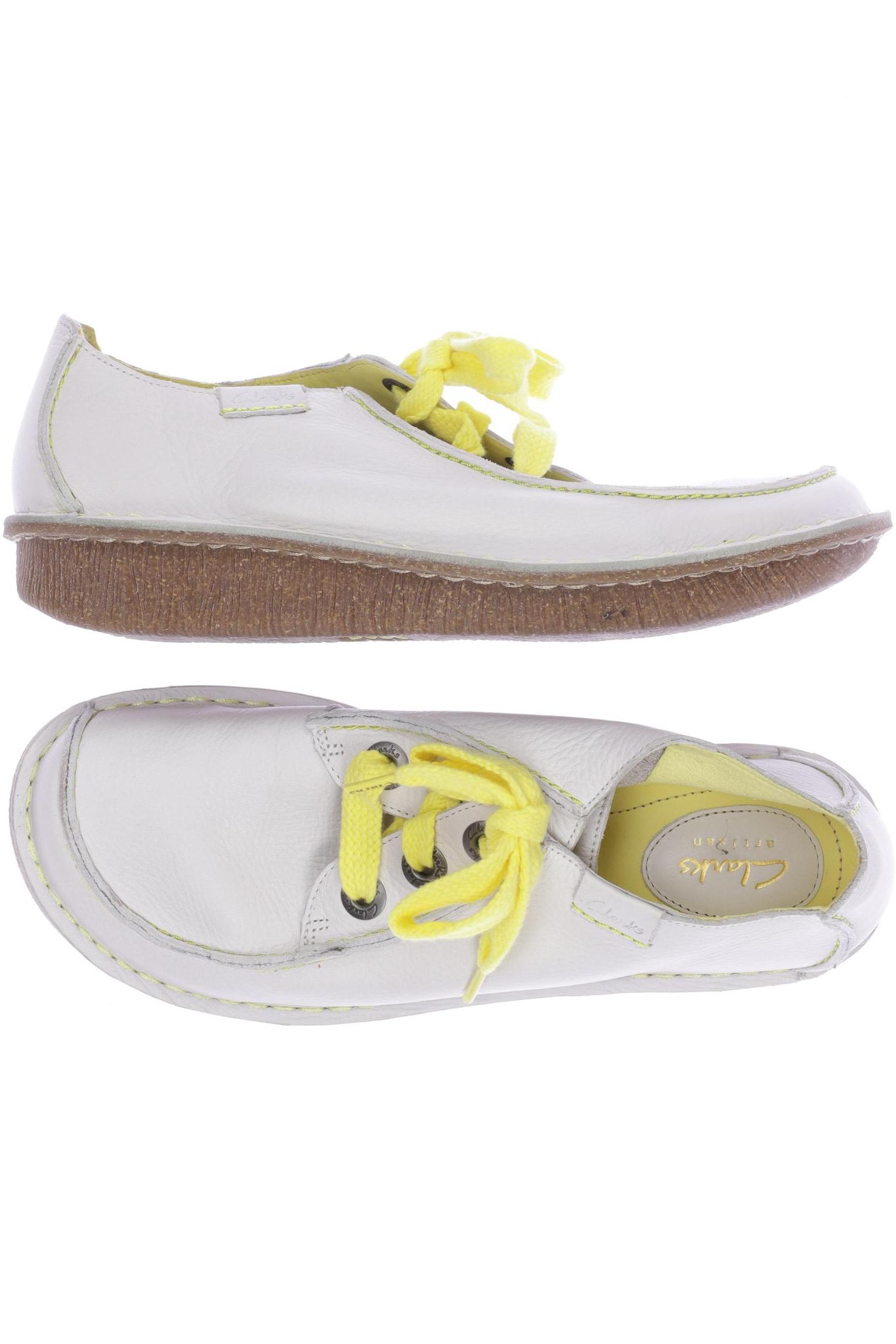

Clarks Damen Halbschuh, weiß, Gr. 7