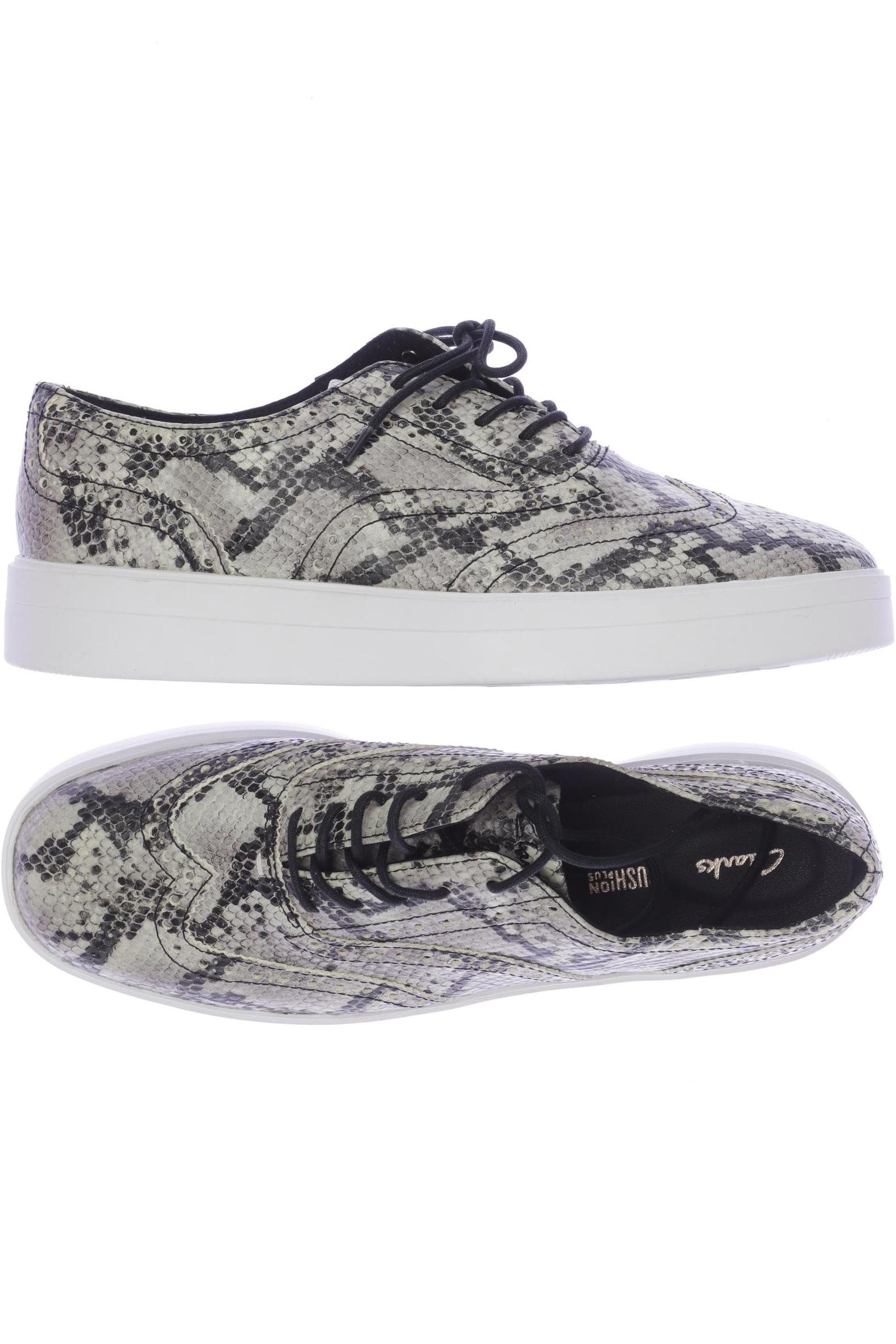 

Clarks Damen Halbschuh, grau, Gr. 41.5