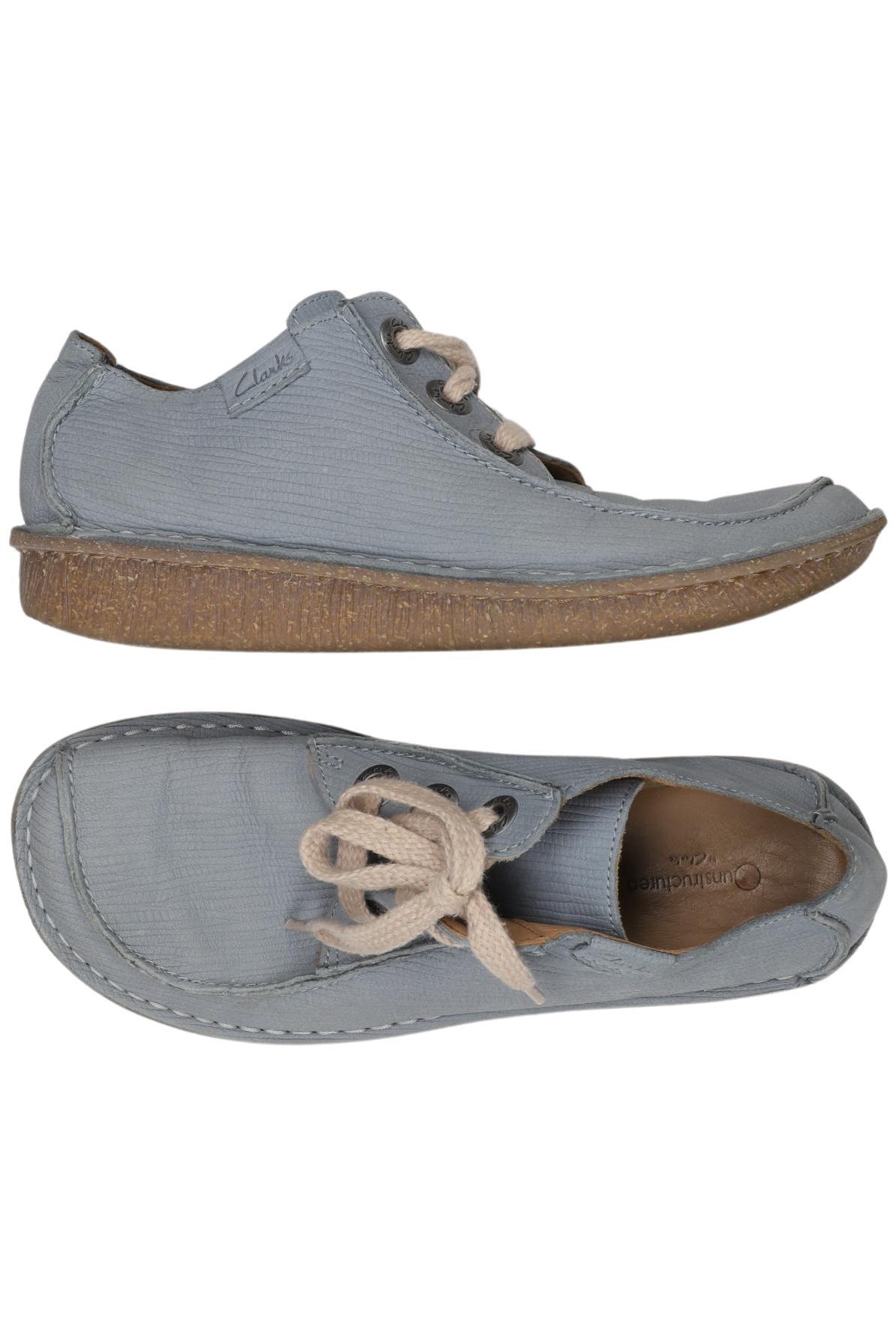 

Clarks Damen Halbschuh, blau, Gr. 39
