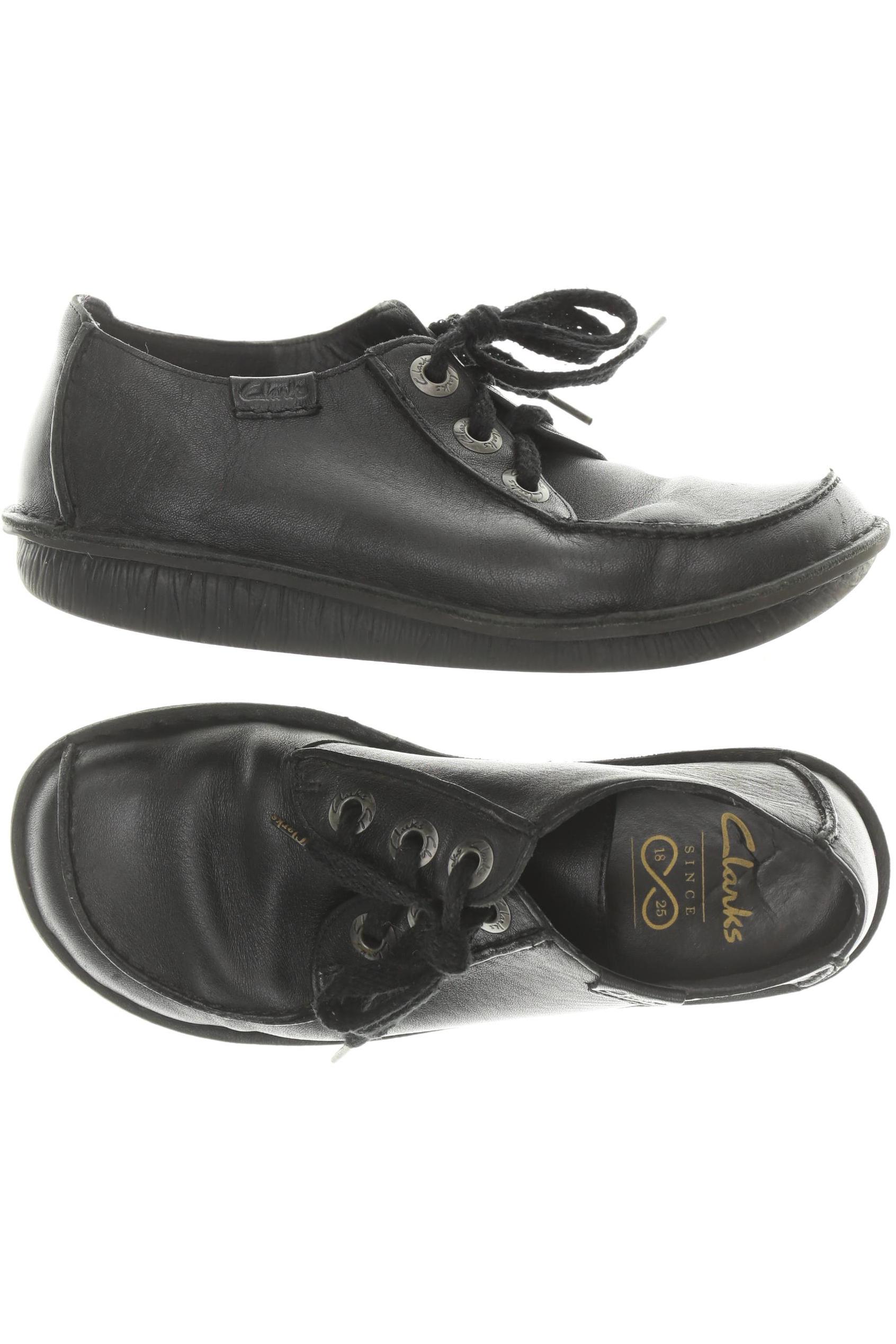 

Clarks Damen Halbschuh, schwarz, Gr. 5.5