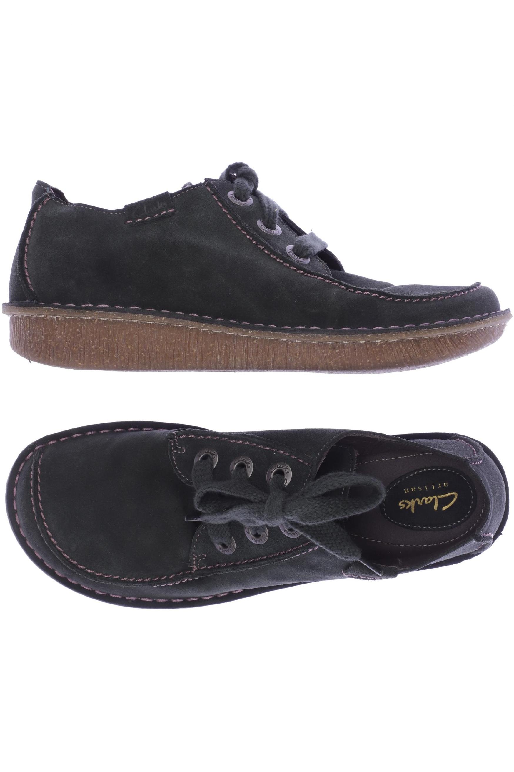 

Clarks Damen Halbschuh, grün, Gr. 7