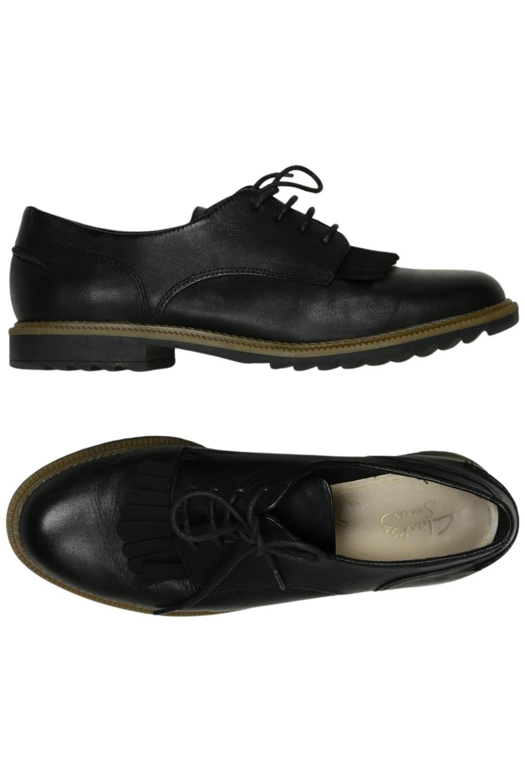 

Clarks Damen Halbschuh, schwarz, Gr. 37.5