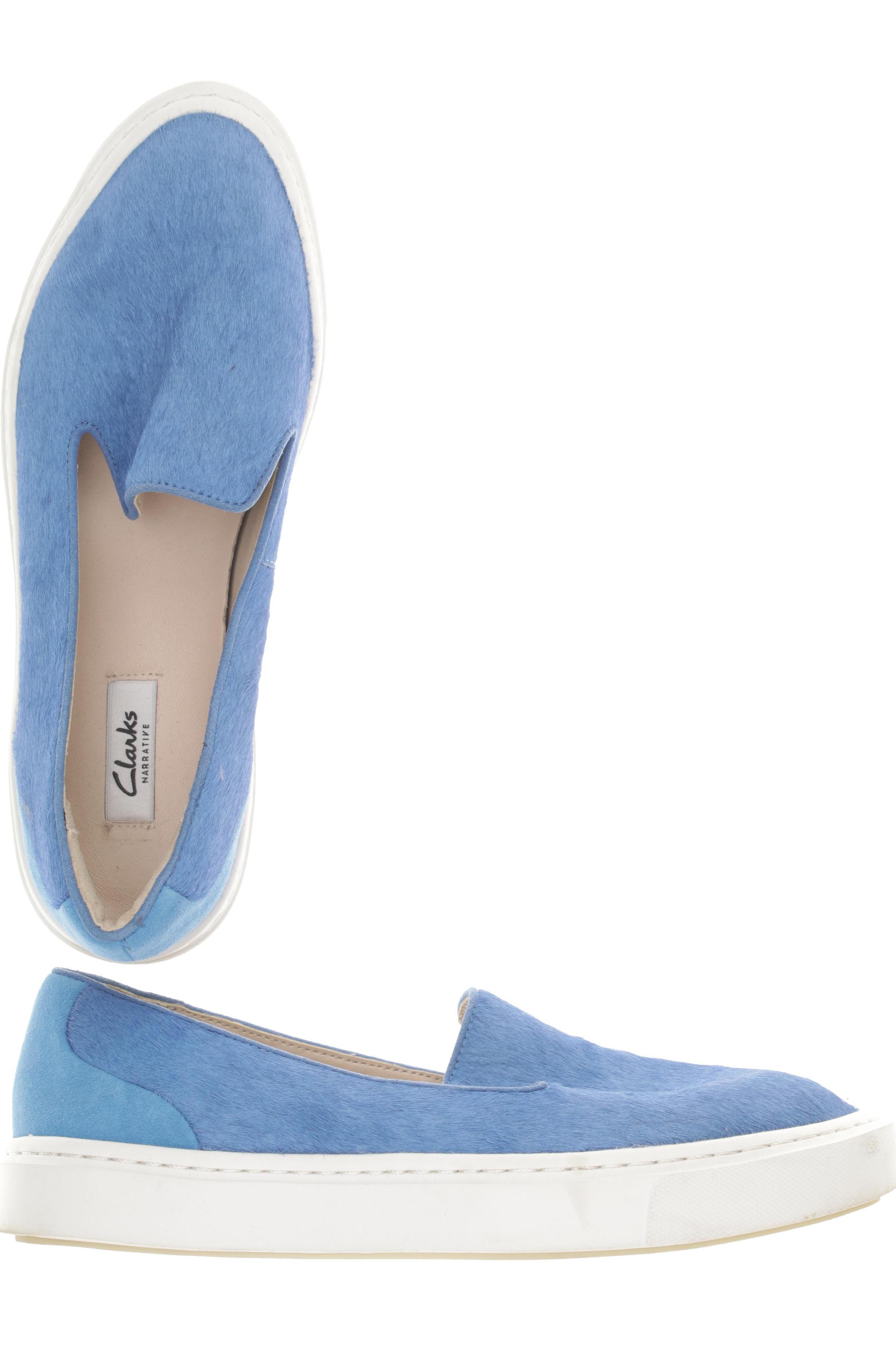 

Clarks Damen Halbschuh, blau, Gr. 40