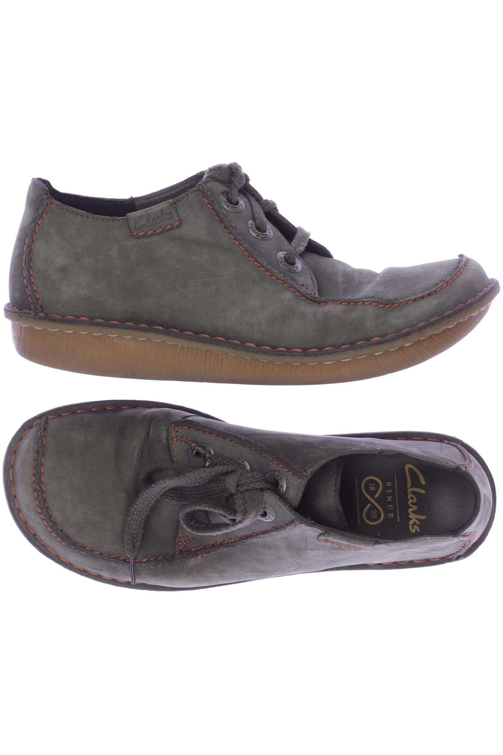 

Clarks Damen Halbschuh, grau, Gr. 6