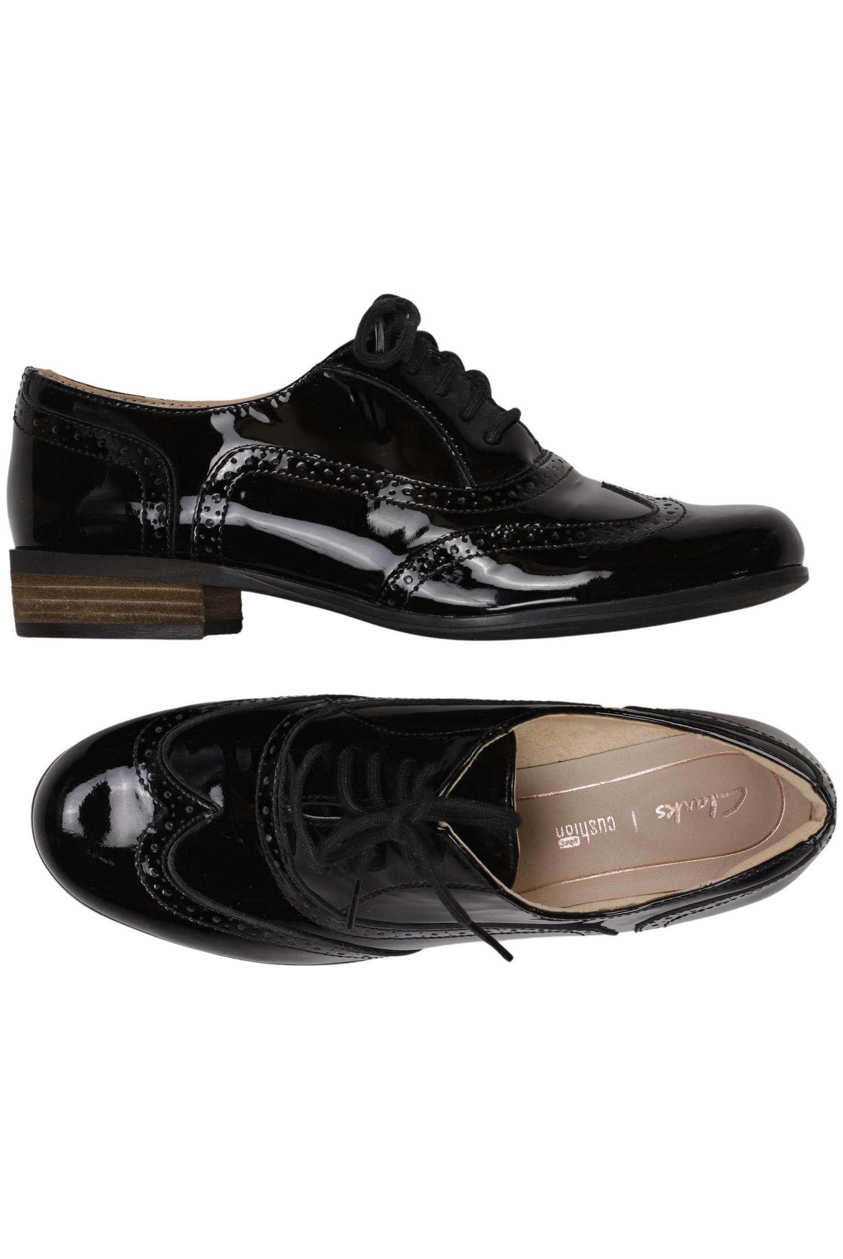 

Clarks Damen Halbschuh, schwarz, Gr. 37.5