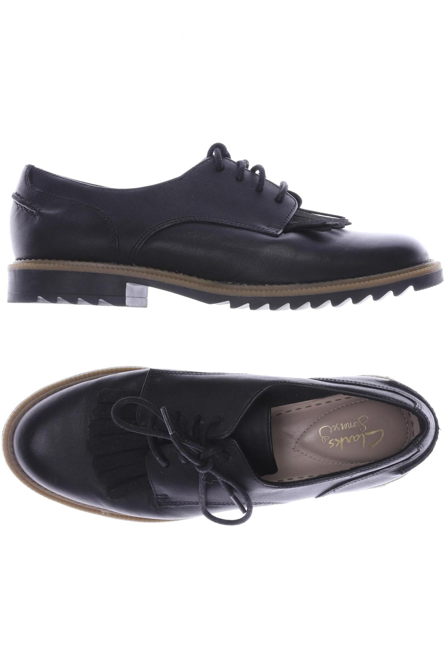 

Clarks Damen Halbschuh, schwarz