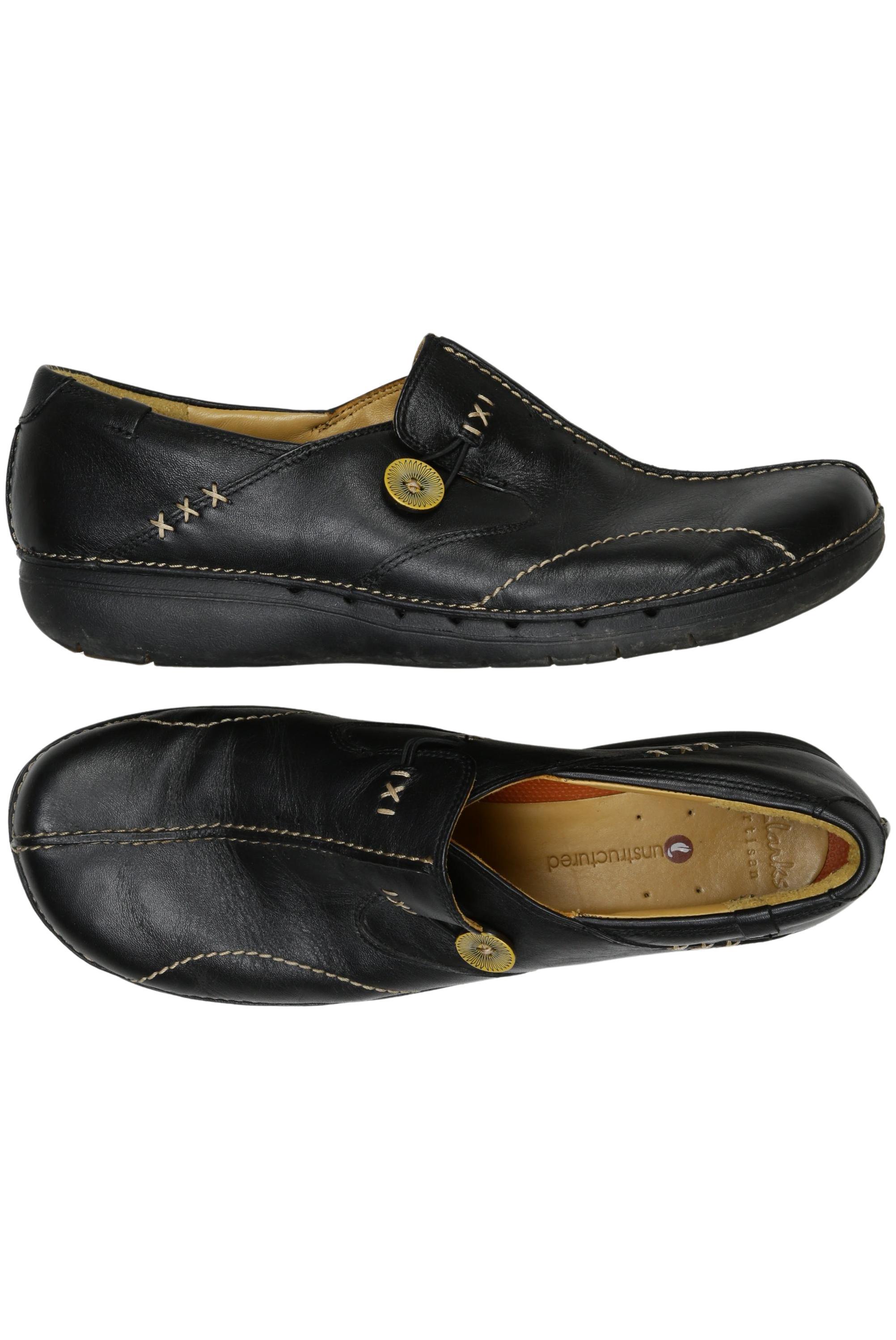 

Clarks Damen Halbschuh, schwarz, Gr. 7.5