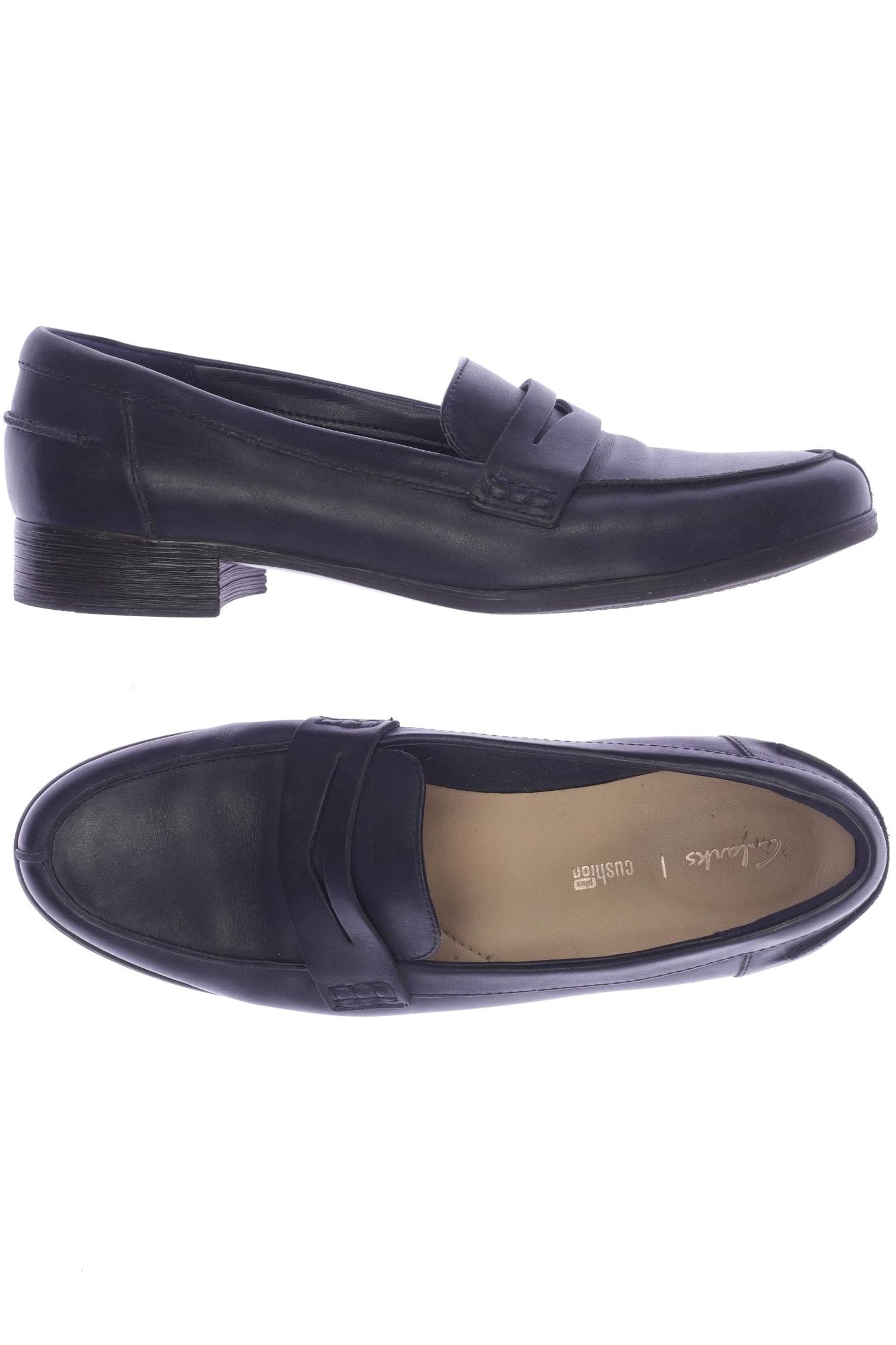 

Clarks Damen Halbschuh, marineblau, Gr. 39