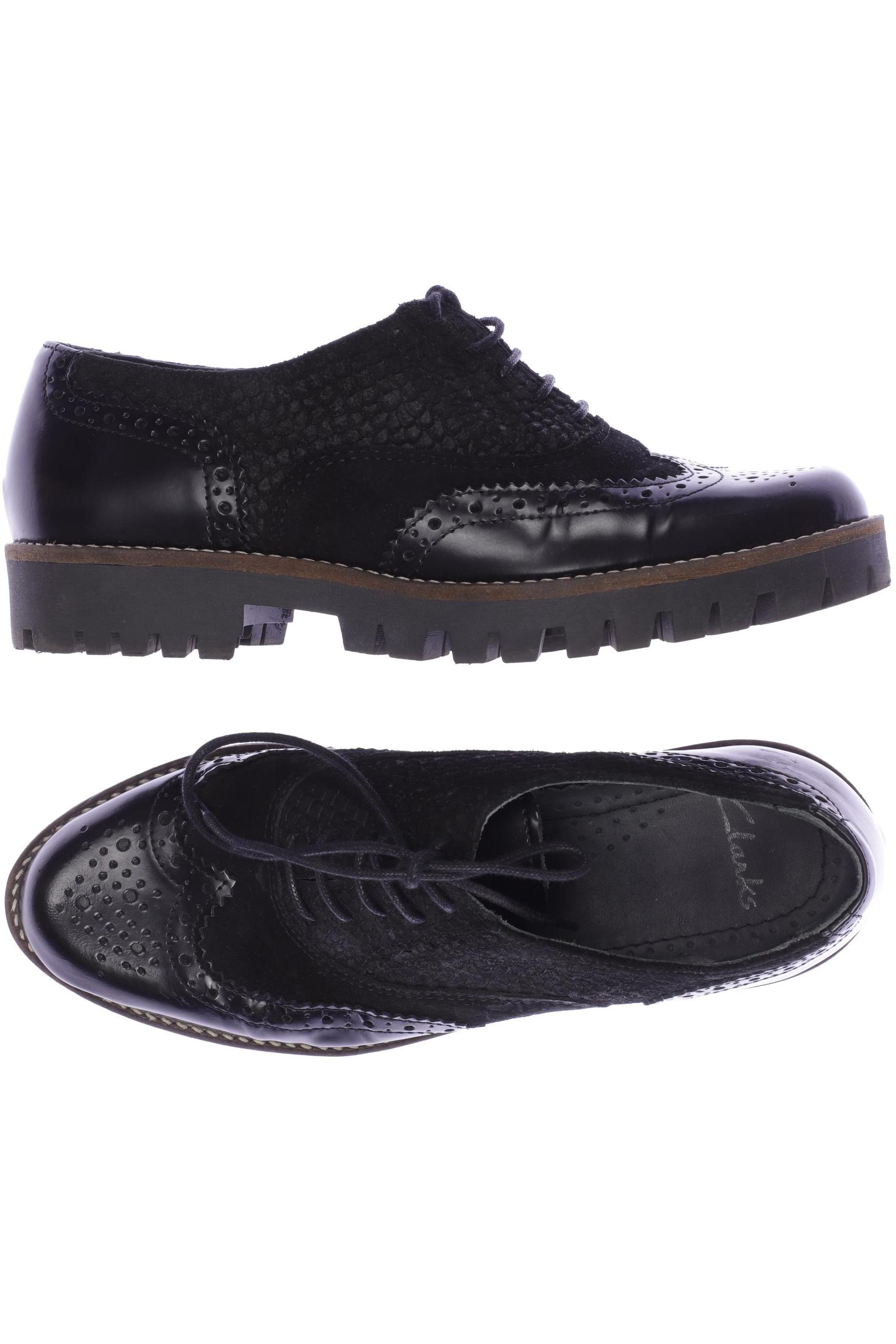 

Clarks Damen Halbschuh, schwarz, Gr. 4