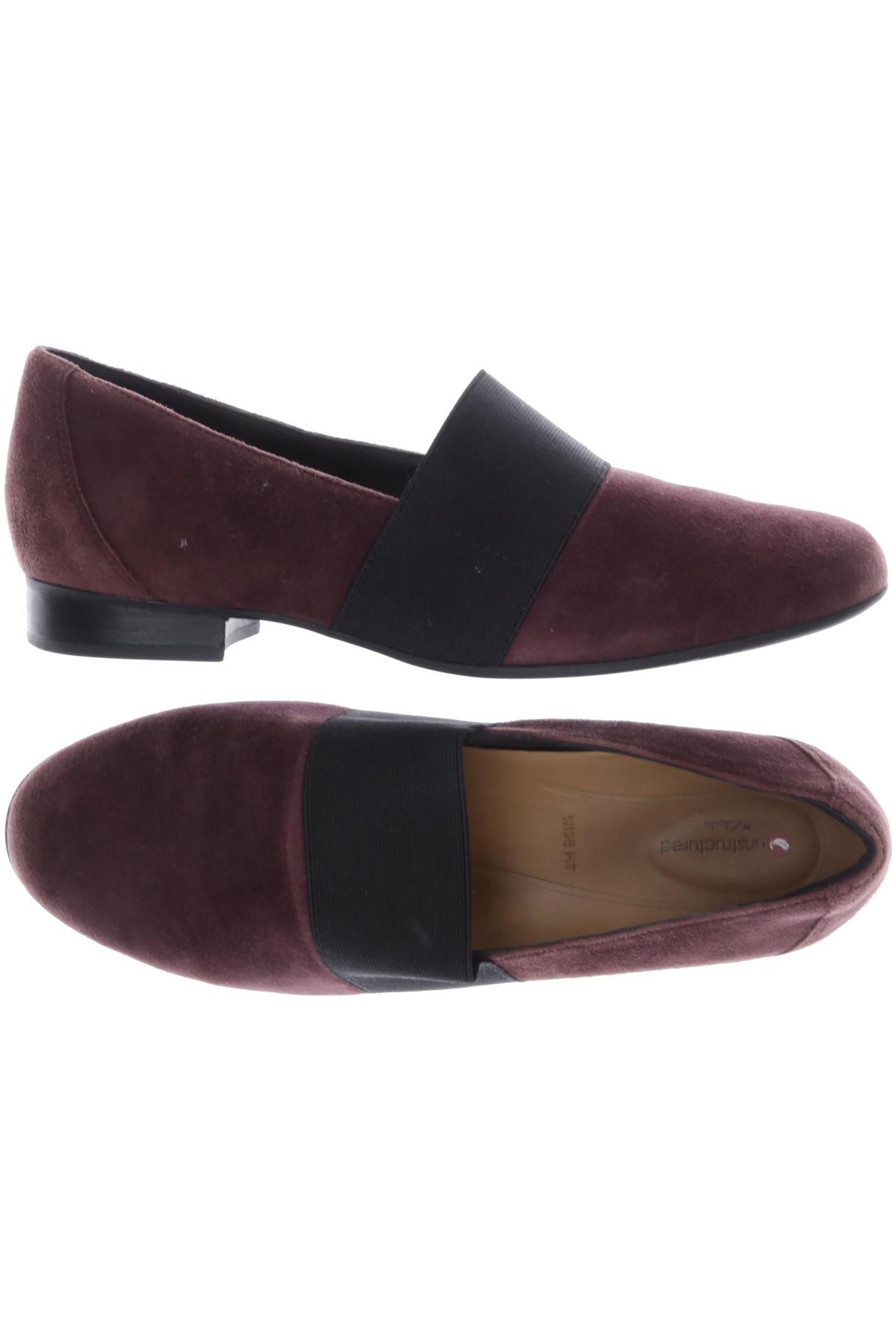 

Clarks Damen Halbschuh, bordeaux, Gr. 40