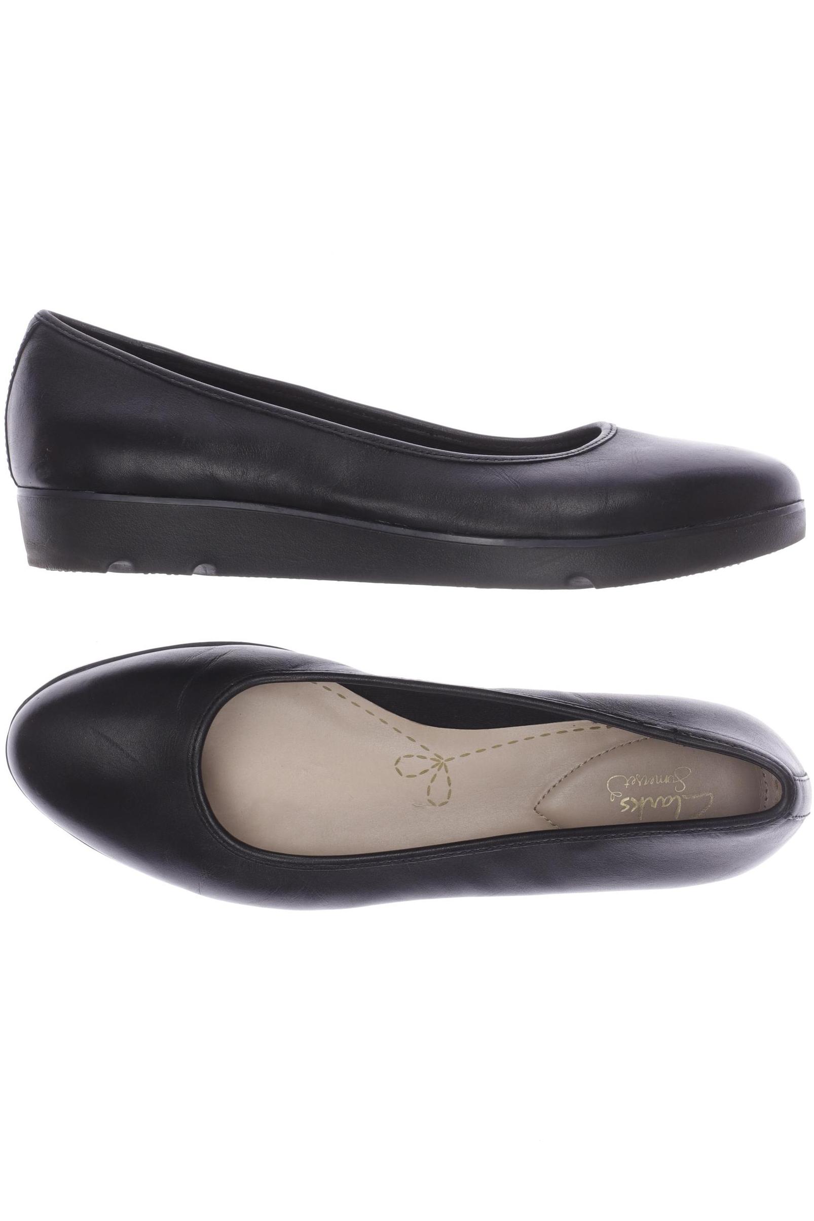 

Clarks Damen Halbschuh, schwarz, Gr. 41.5