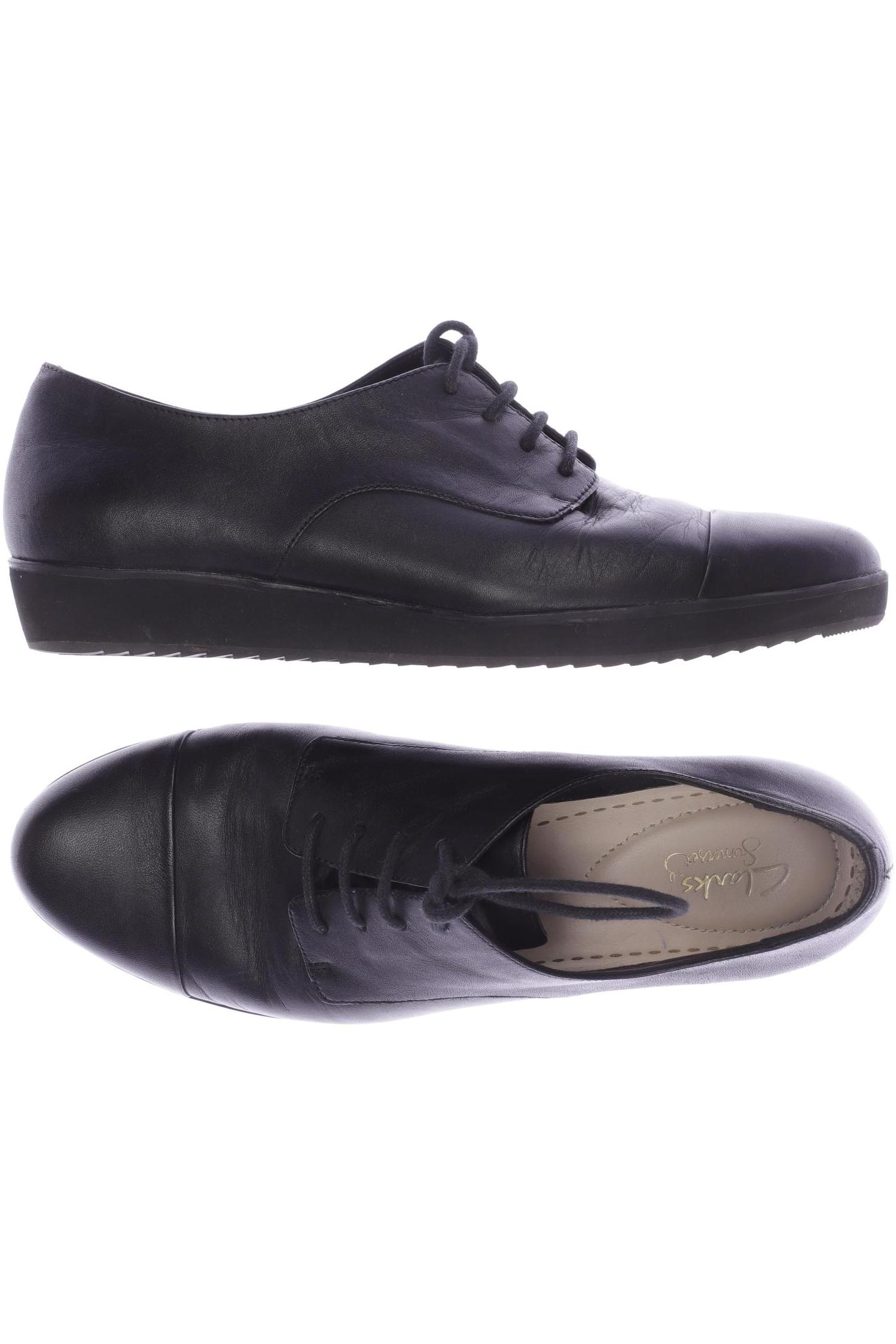 

Clarks Damen Halbschuh, schwarz, Gr. 39.5