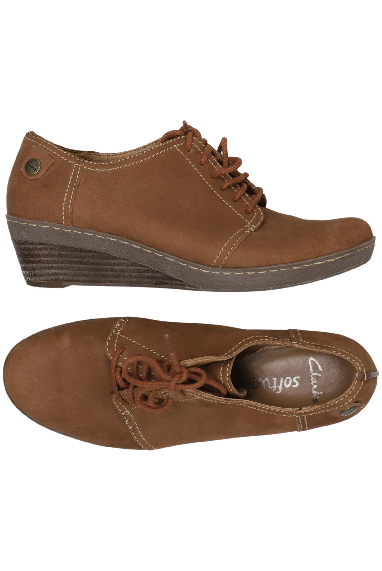 

Clarks Damen Halbschuh, braun, Gr. 41