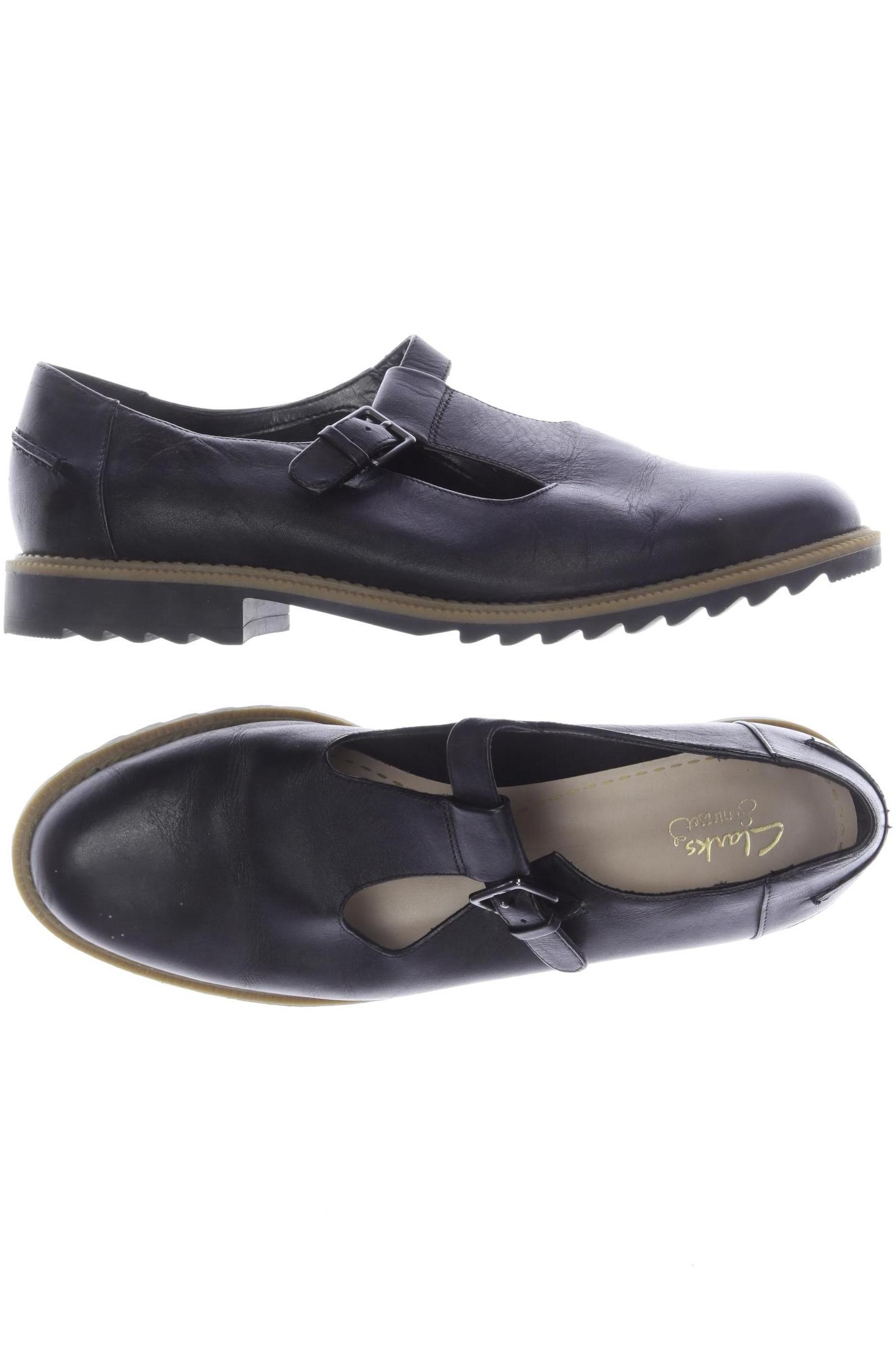 

Clarks Damen Halbschuh, schwarz, Gr. 41.5