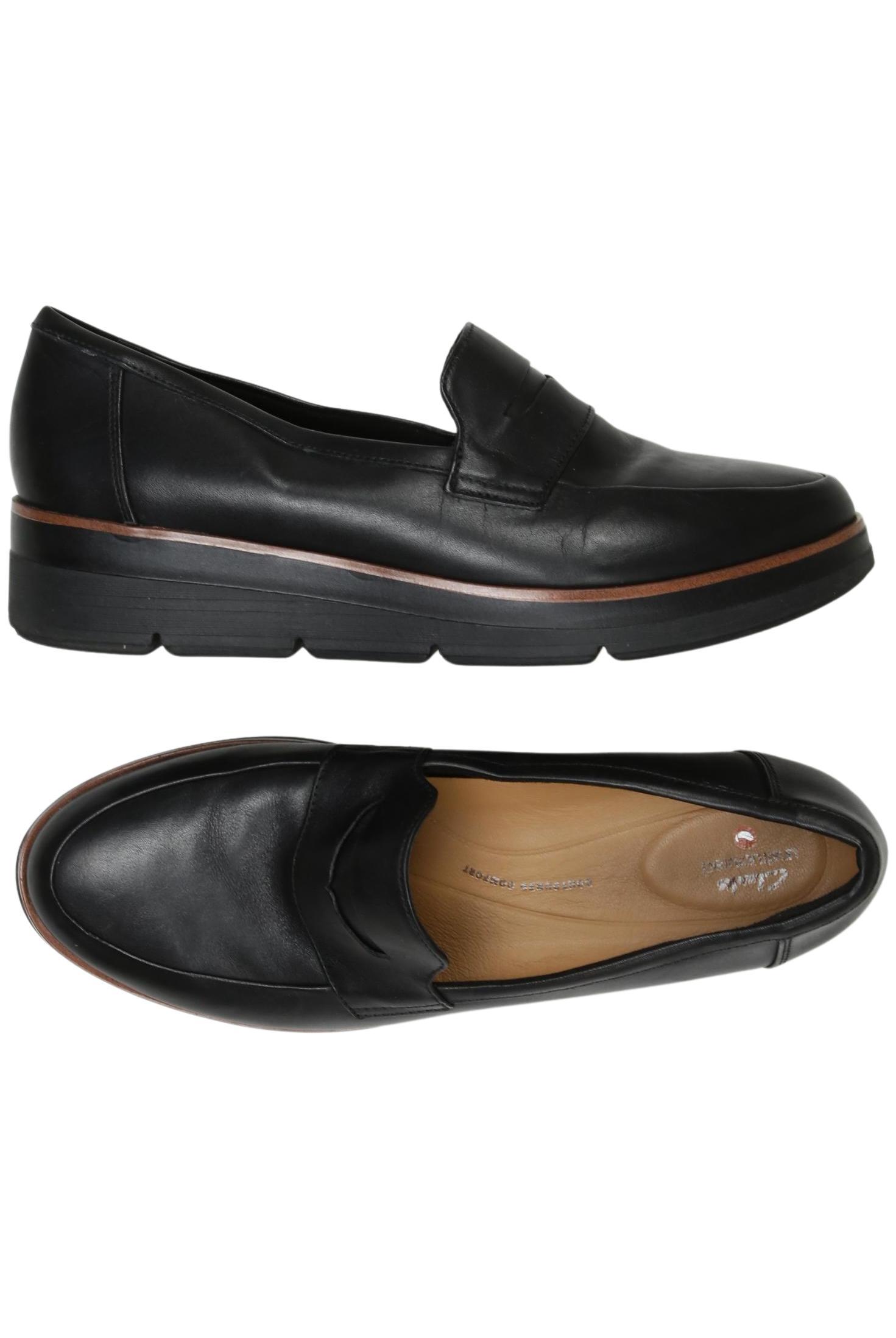 

Clarks Damen Halbschuh, schwarz, Gr. 41.5