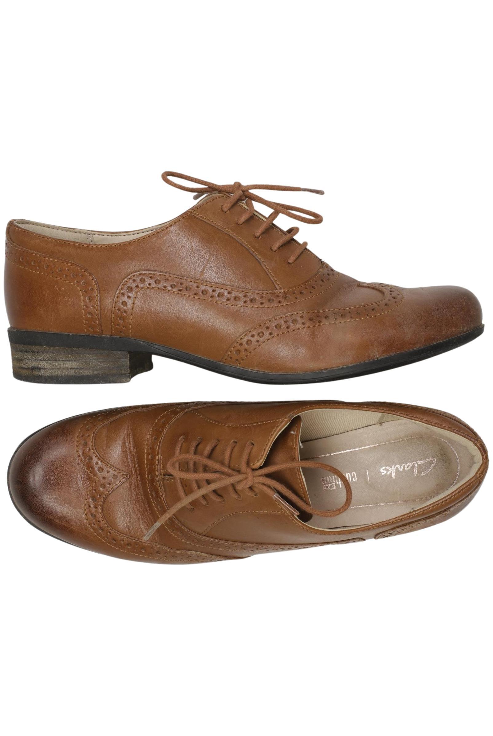

Clarks Damen Halbschuh, braun, Gr. 38