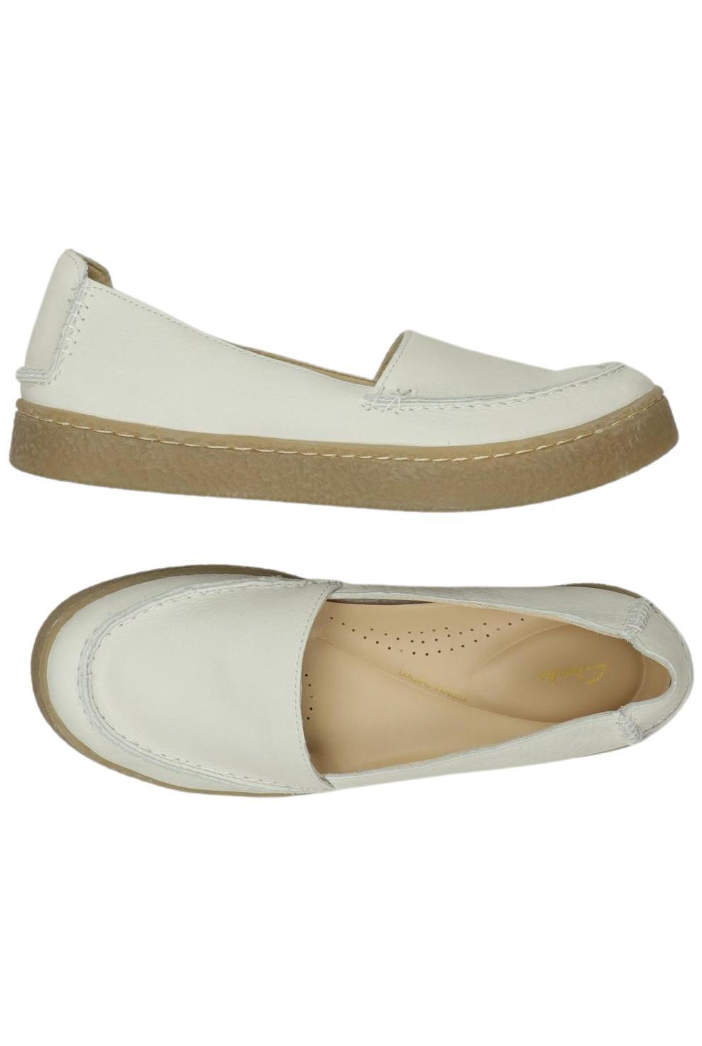 

Clarks Damen Halbschuh, weiß, Gr. 40