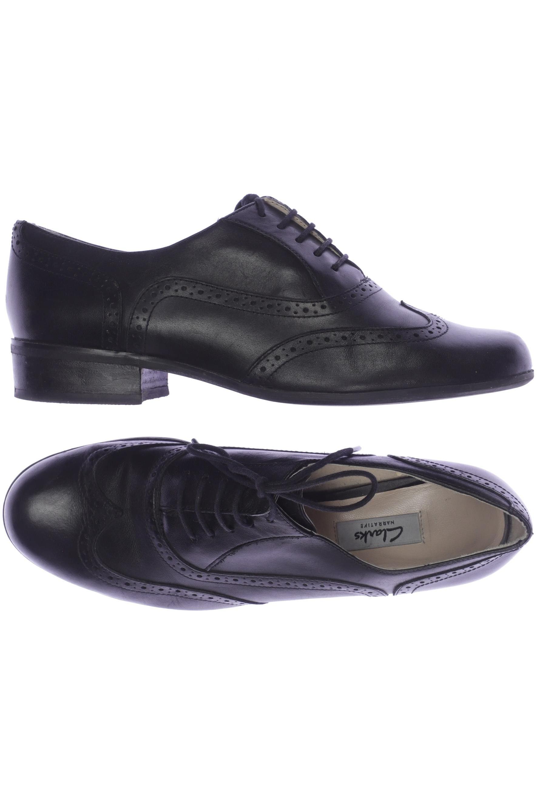 

Clarks Damen Halbschuh, schwarz, Gr. 41.5