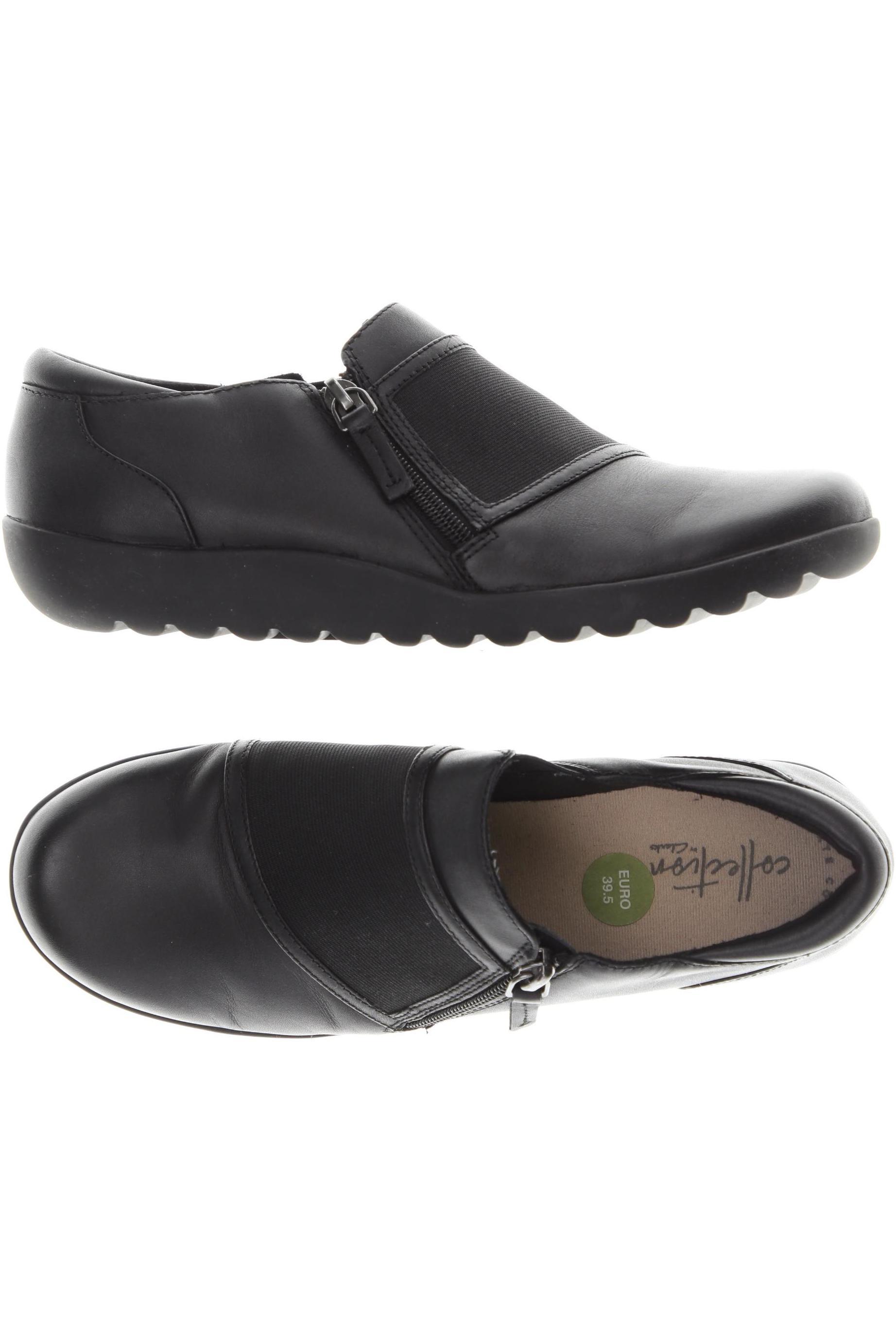 

Clarks Damen Halbschuh, schwarz, Gr. 39.5