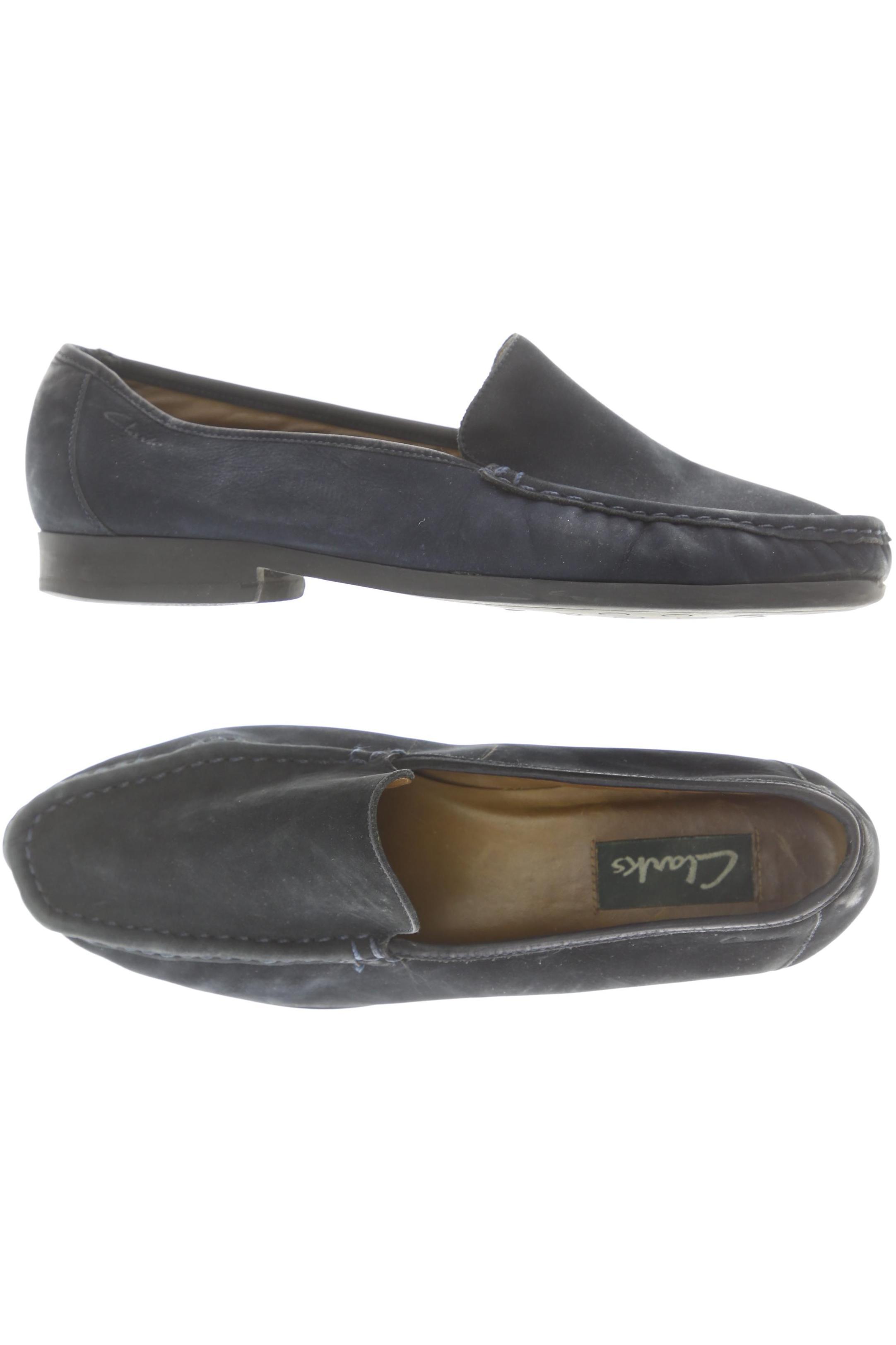 

Clarks Damen Halbschuh, blau, Gr. 6.5