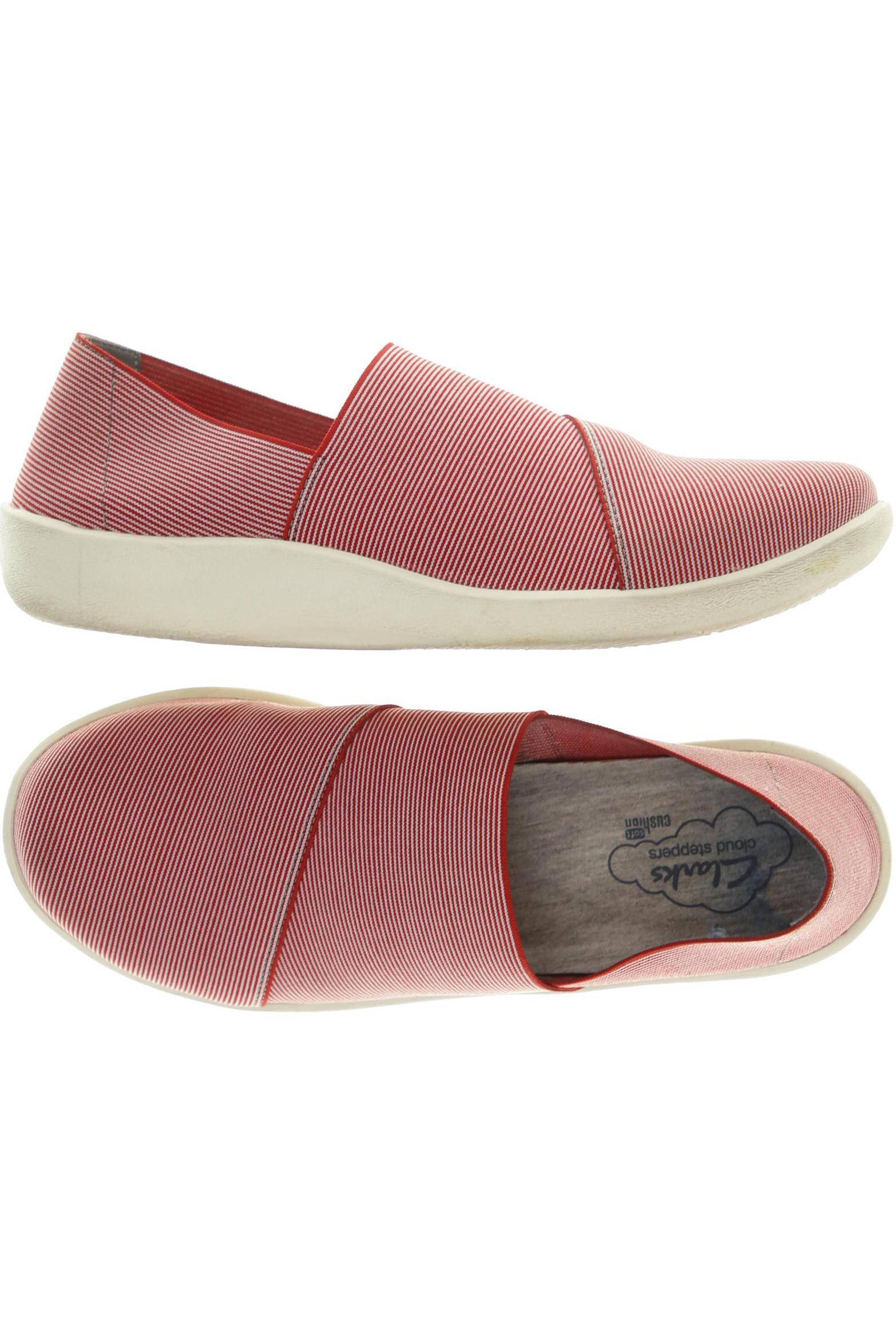 

Clarks Damen Halbschuh, rot, Gr. 36