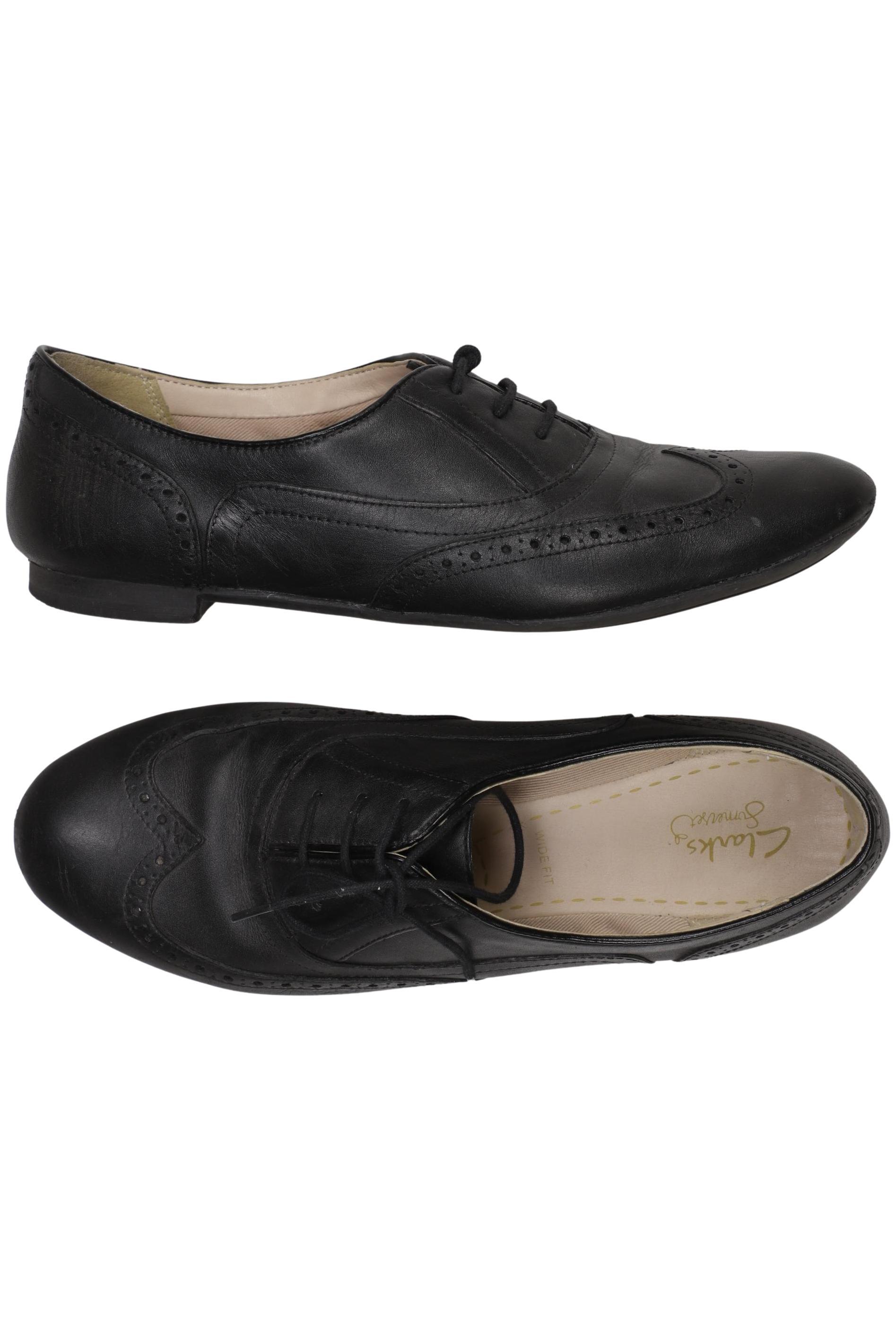 

Clarks Damen Halbschuh, schwarz, Gr. 5.5