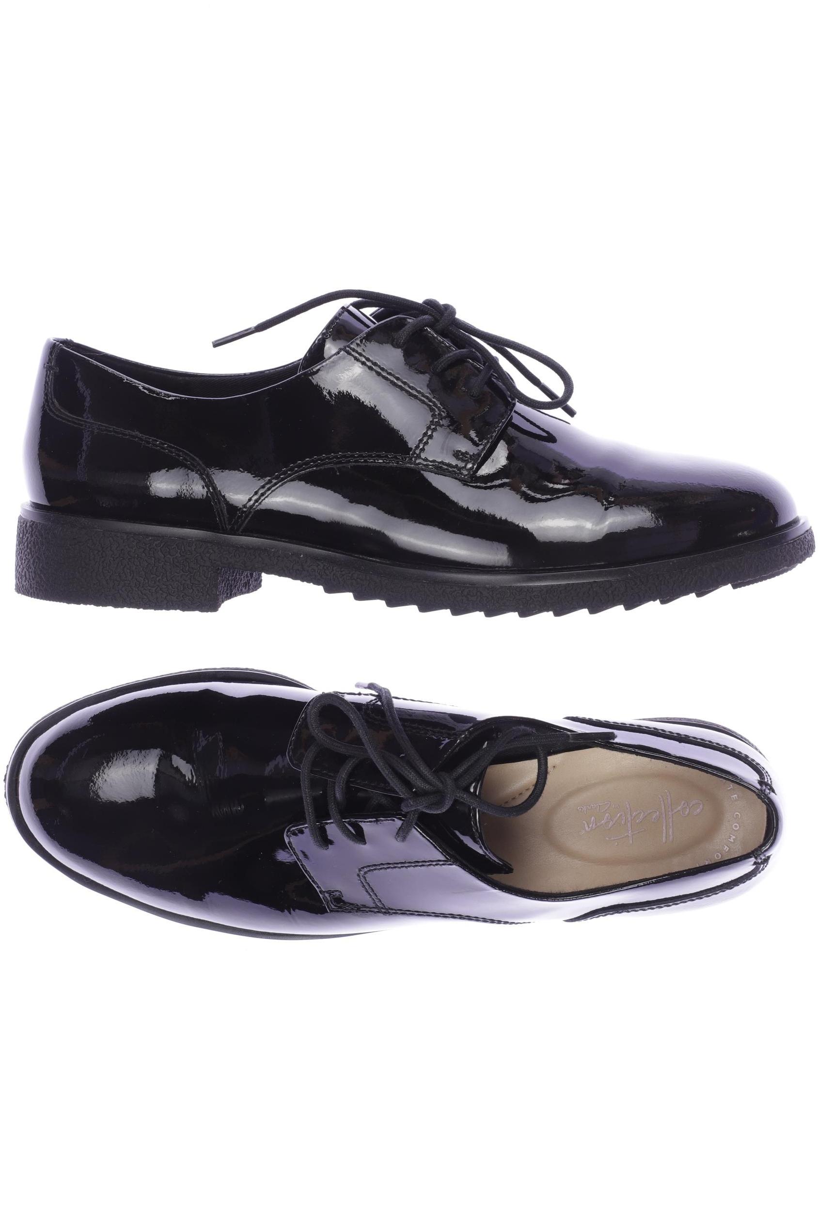 

Clarks Damen Halbschuh, schwarz, Gr. 39.5