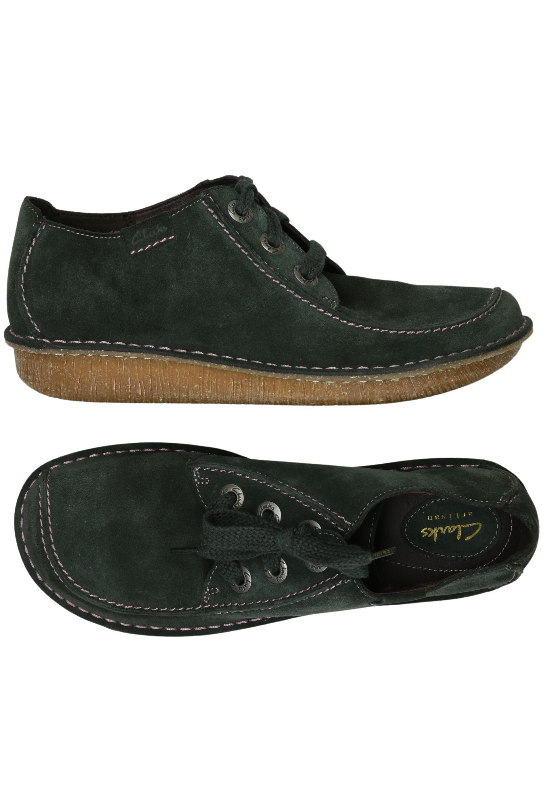 

Clarks Damen Halbschuh, grün, Gr. 7.5