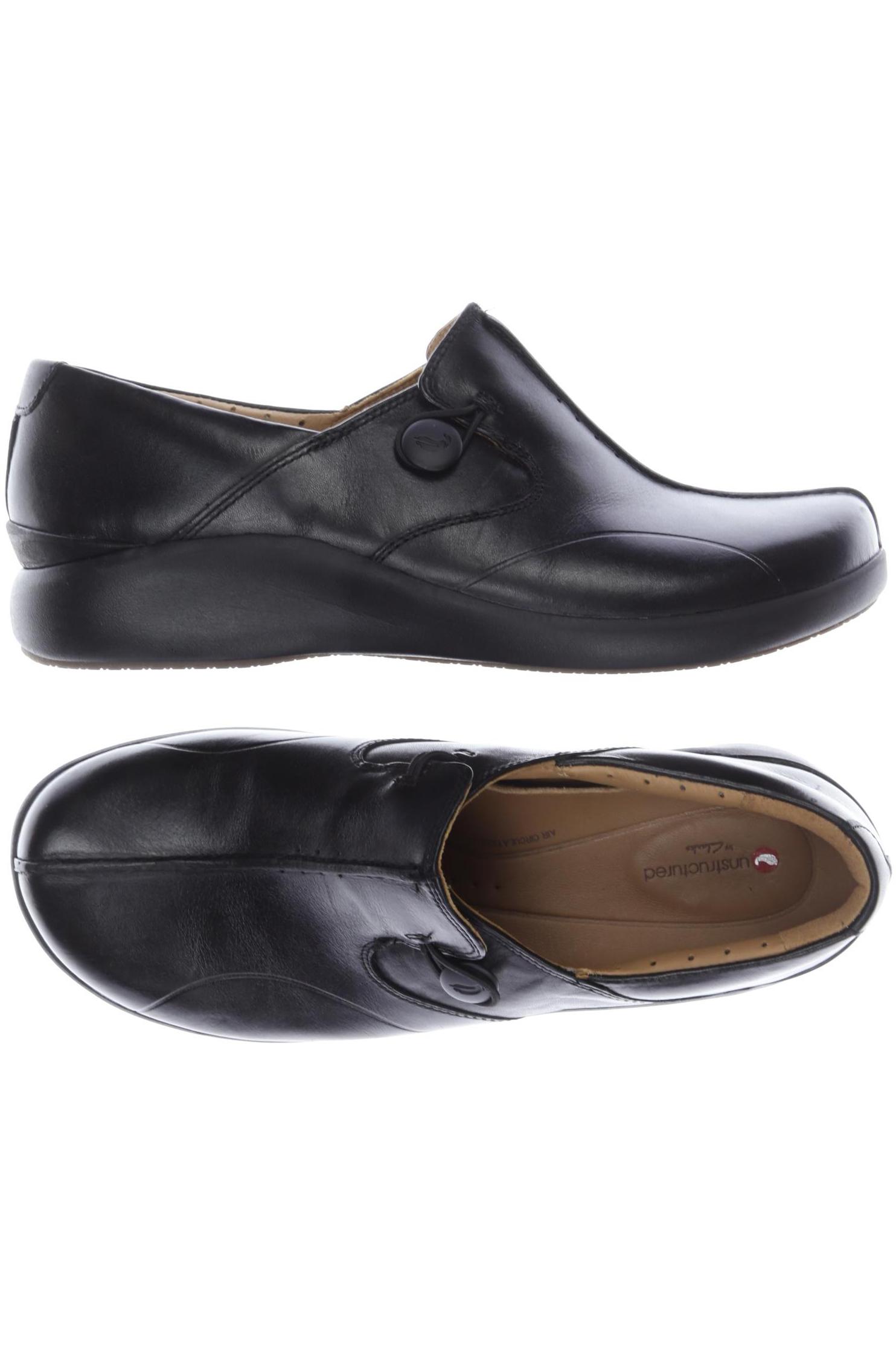 

Clarks Damen Halbschuh, schwarz, Gr. 6.5