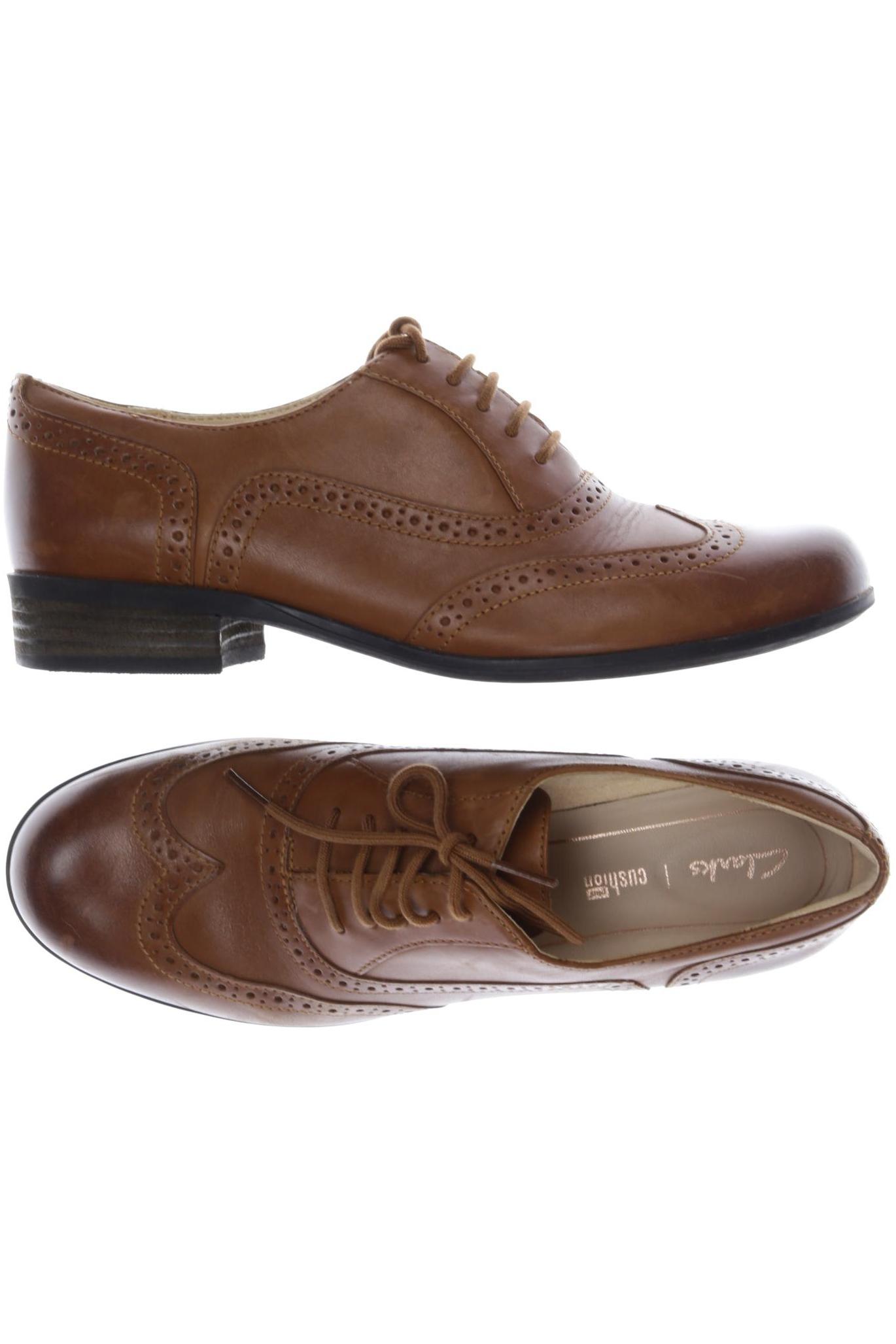 

Clarks Damen Halbschuh, braun, Gr. 39