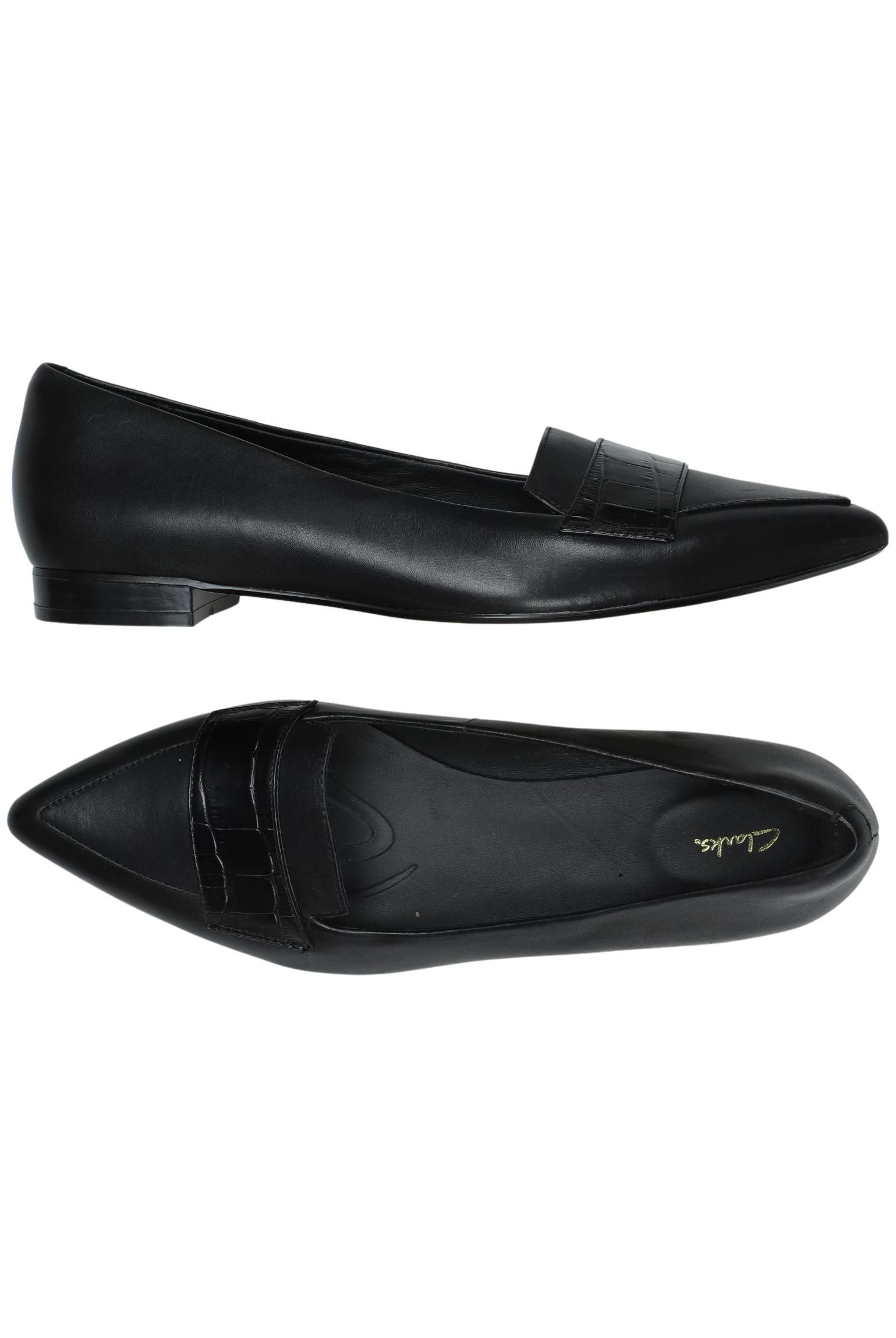 

Clarks Damen Halbschuh, schwarz, Gr. 5.5