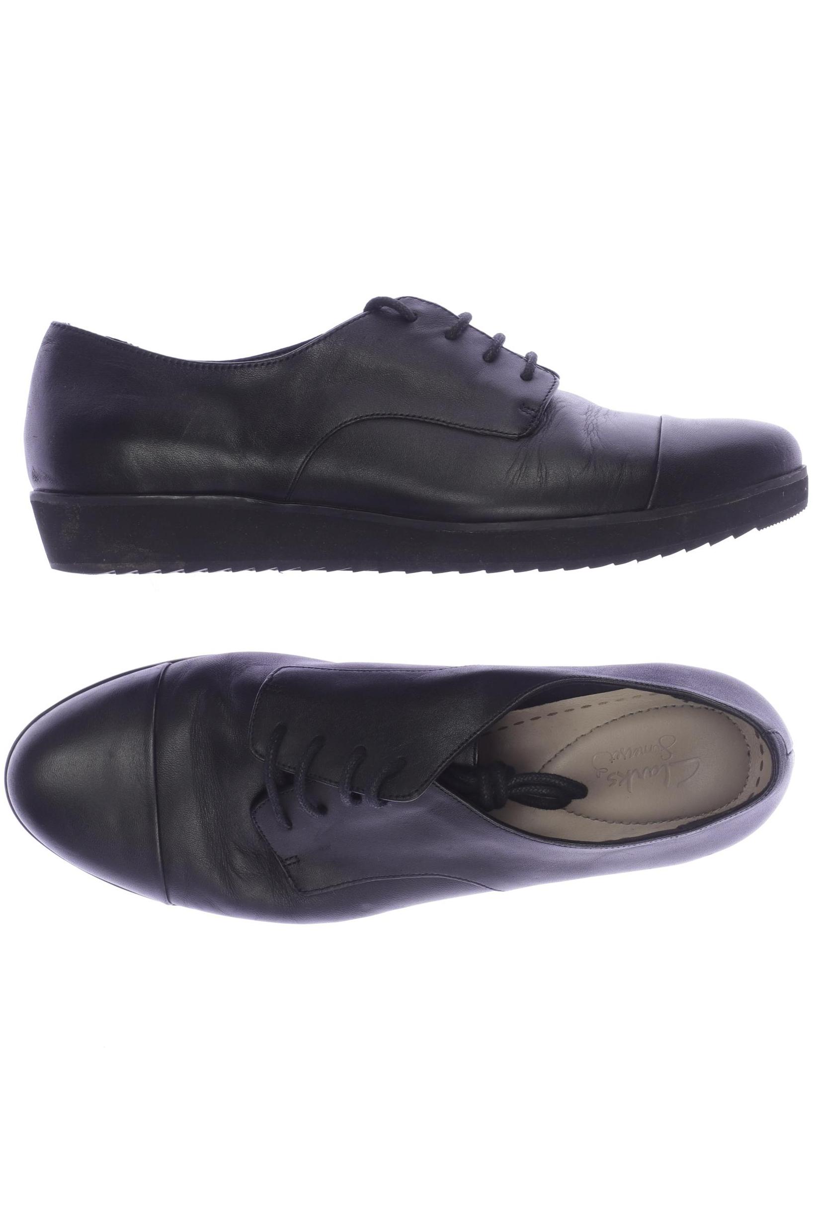

Clarks Damen Halbschuh, schwarz, Gr. 39.5