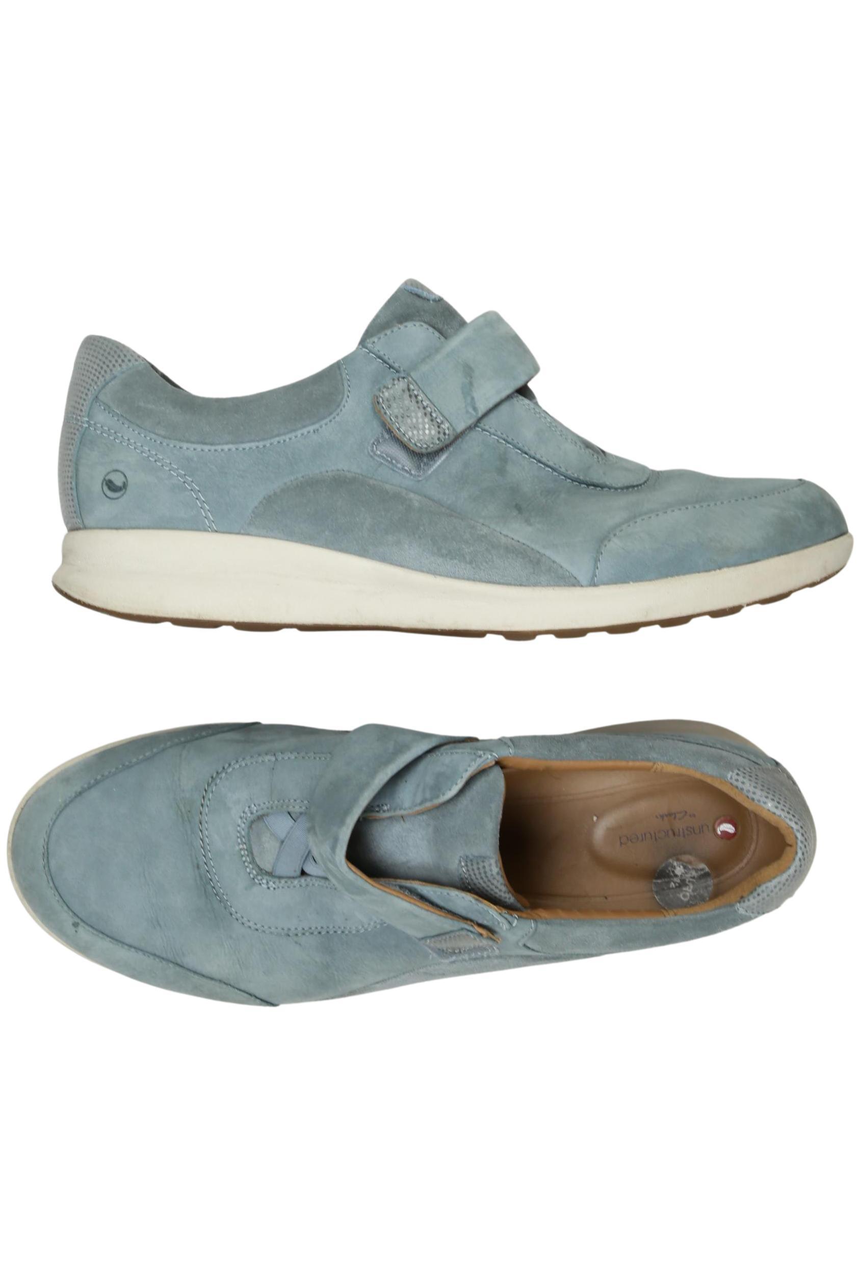

Clarks Damen Halbschuh, türkis, Gr. 42
